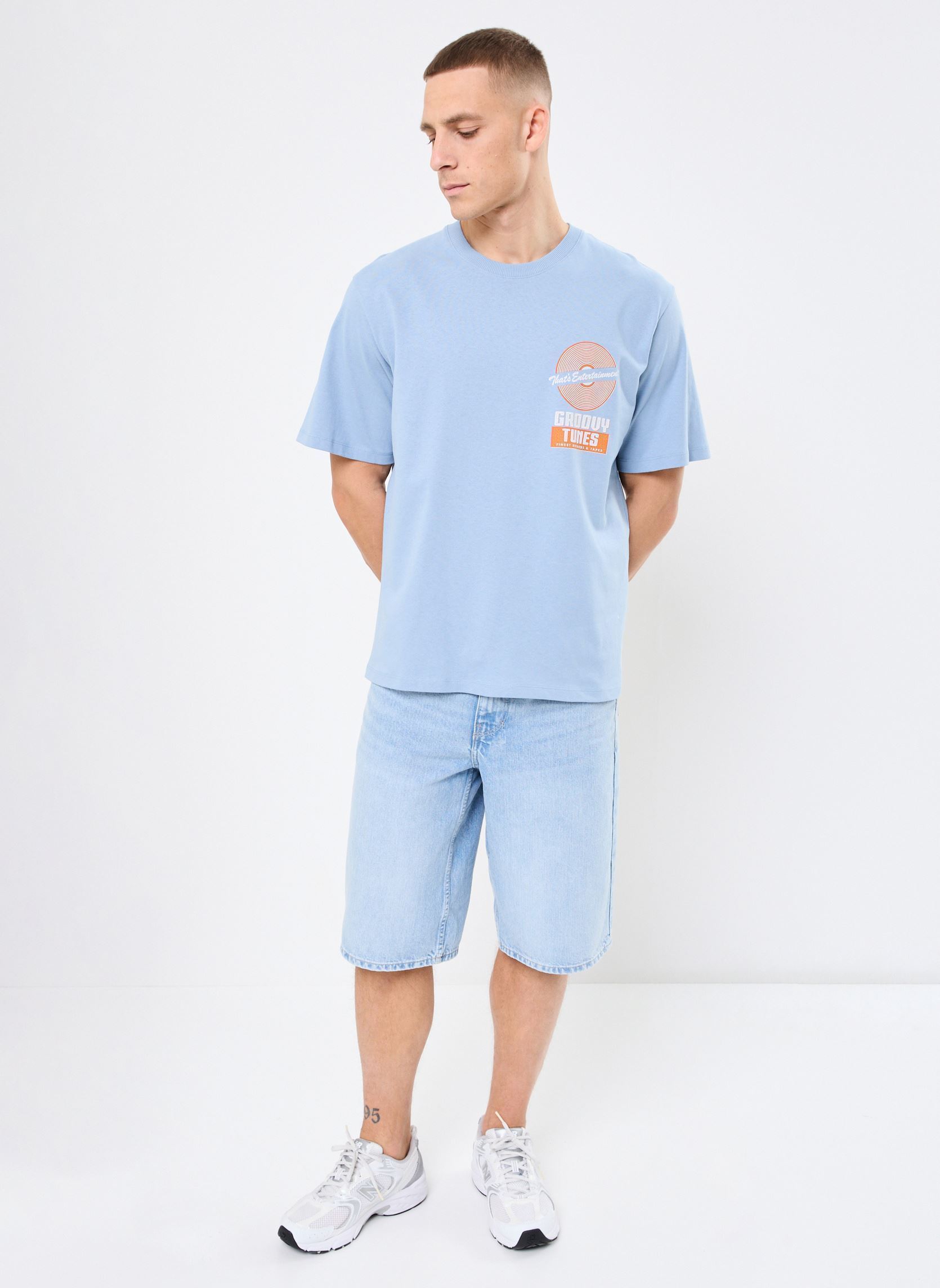 Tee-shirts JPRBLUJACK SS TEE homme bleu Jack & Jones Tee-shirts JPRBLUJACK SS TEE homme bleu ASHLEY BLUE