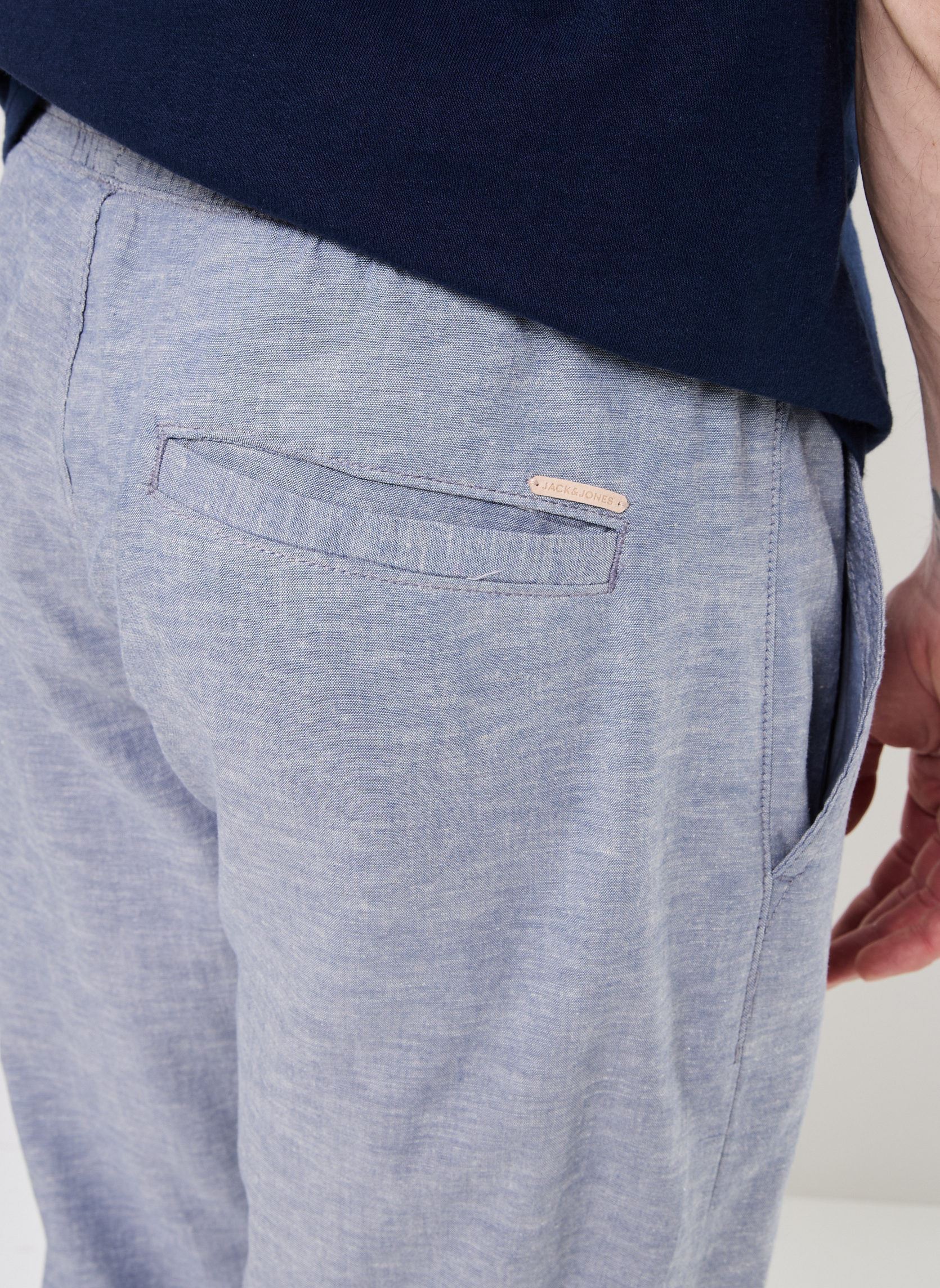 Pantaloni dritti JPSTKANE SUMMER JOGGER SN uomo blu Jack & Jones Pantaloni dritti JPSTKANE SUMMER JOGGER SN uomo blu FADED DENIM