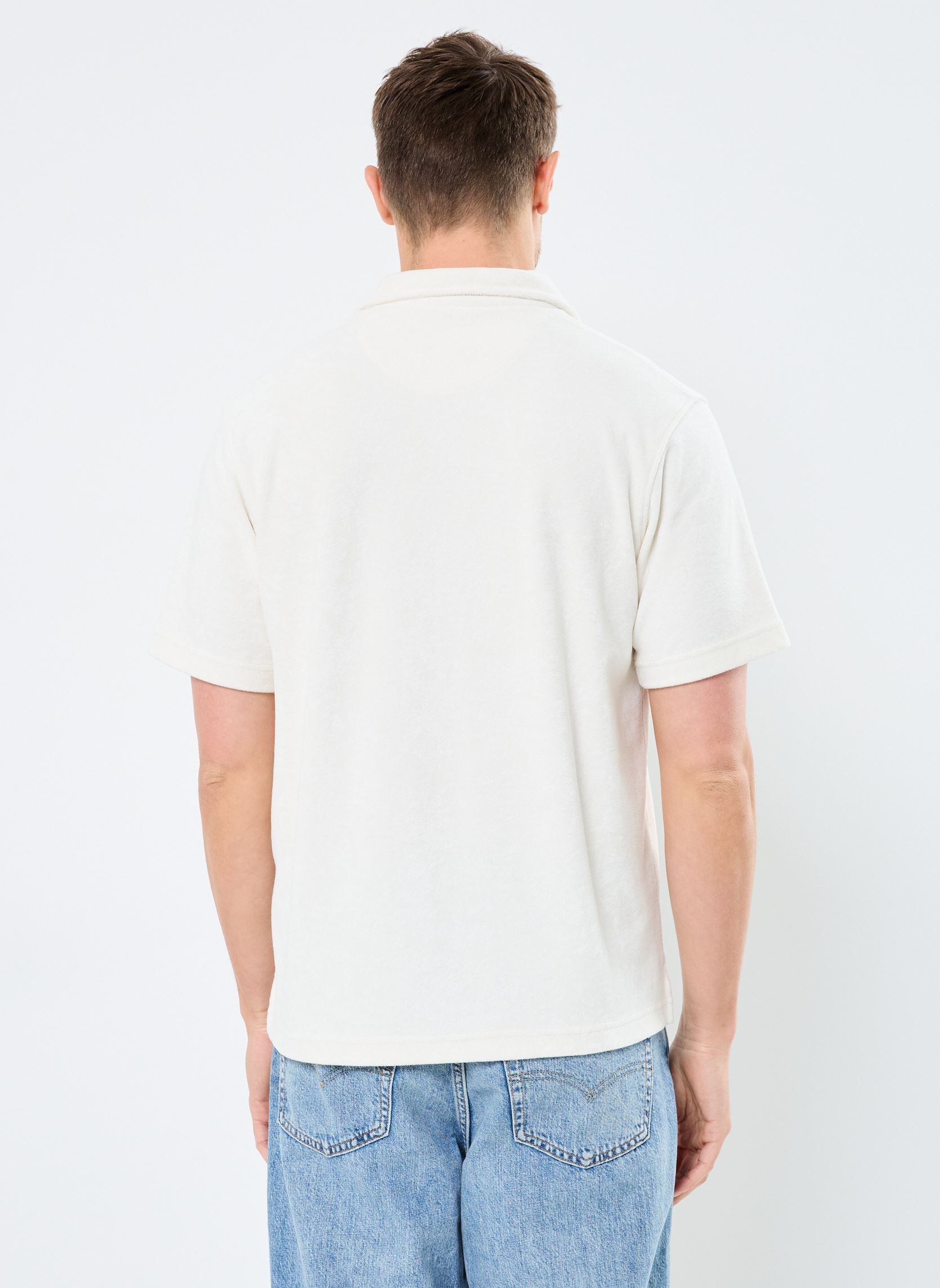 Tee-shirts manches courtes JPRBLABEN SS POLO homme blanc Jack & Jones Tee-shirts manches courtes JPRBLABEN SS POLO homme blanc CLOUD DANCER