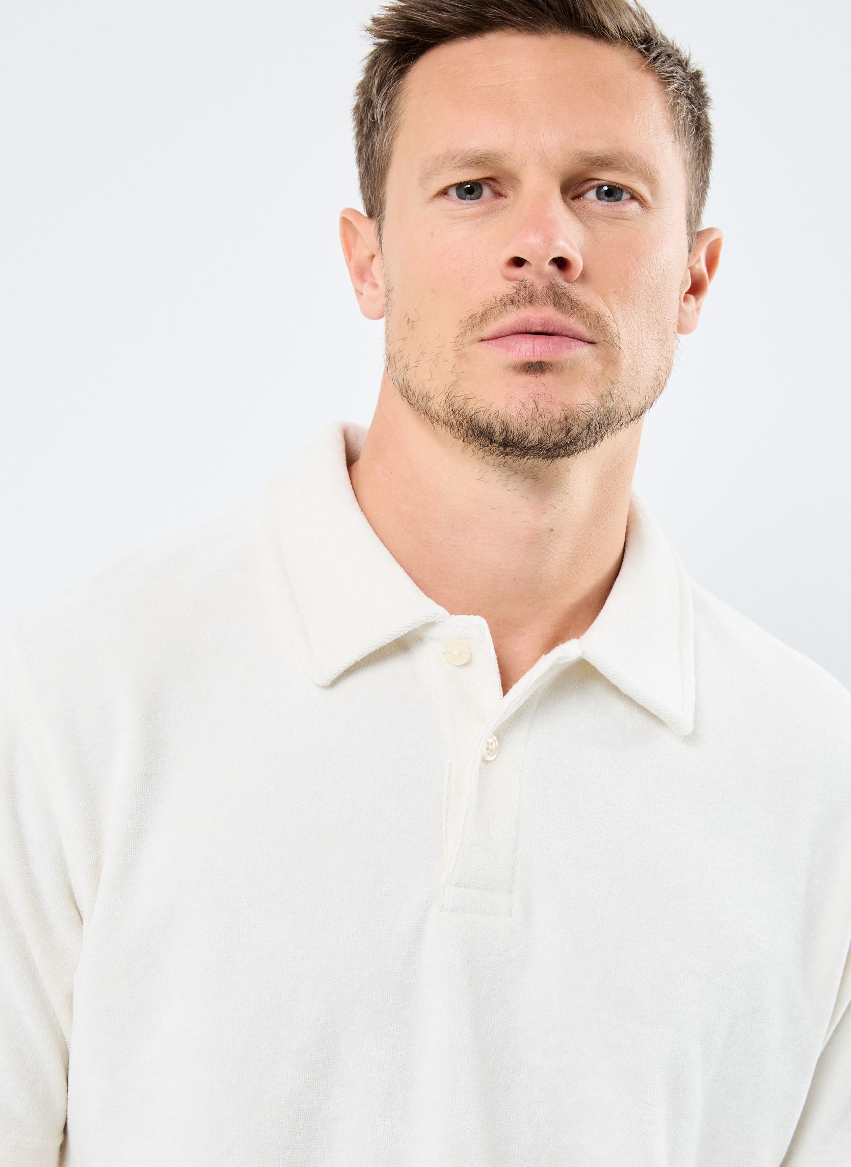 Tee-shirts manches courtes JPRBLABEN SS POLO homme blanc Jack & Jones Tee-shirts manches courtes JPRBLABEN SS POLO homme blanc CLOUD DANCER