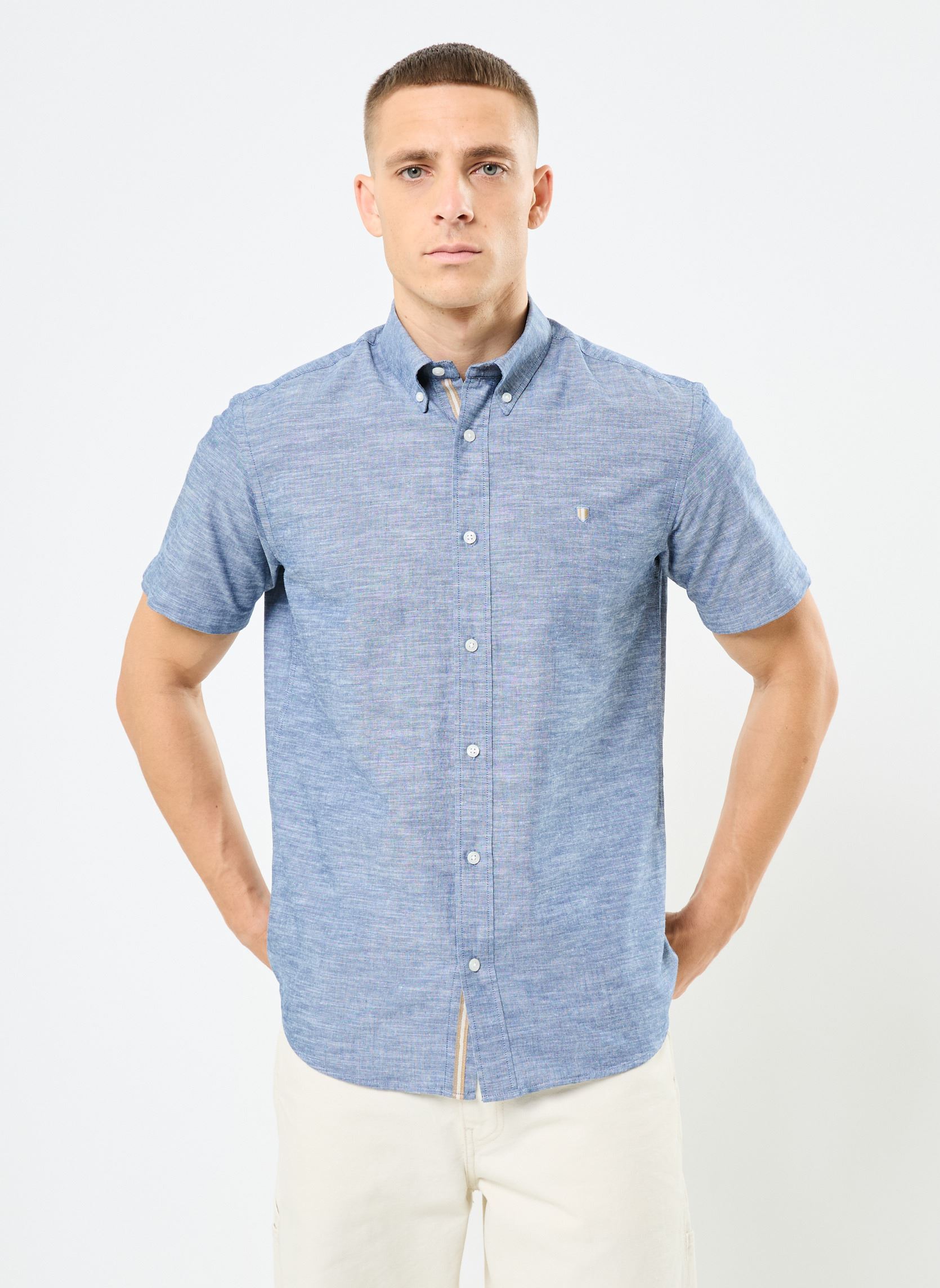 Vêtements Jack & Jones JPRBLUSUMMER SHIELD / SHIRT LN pour Accessoires - vue 2