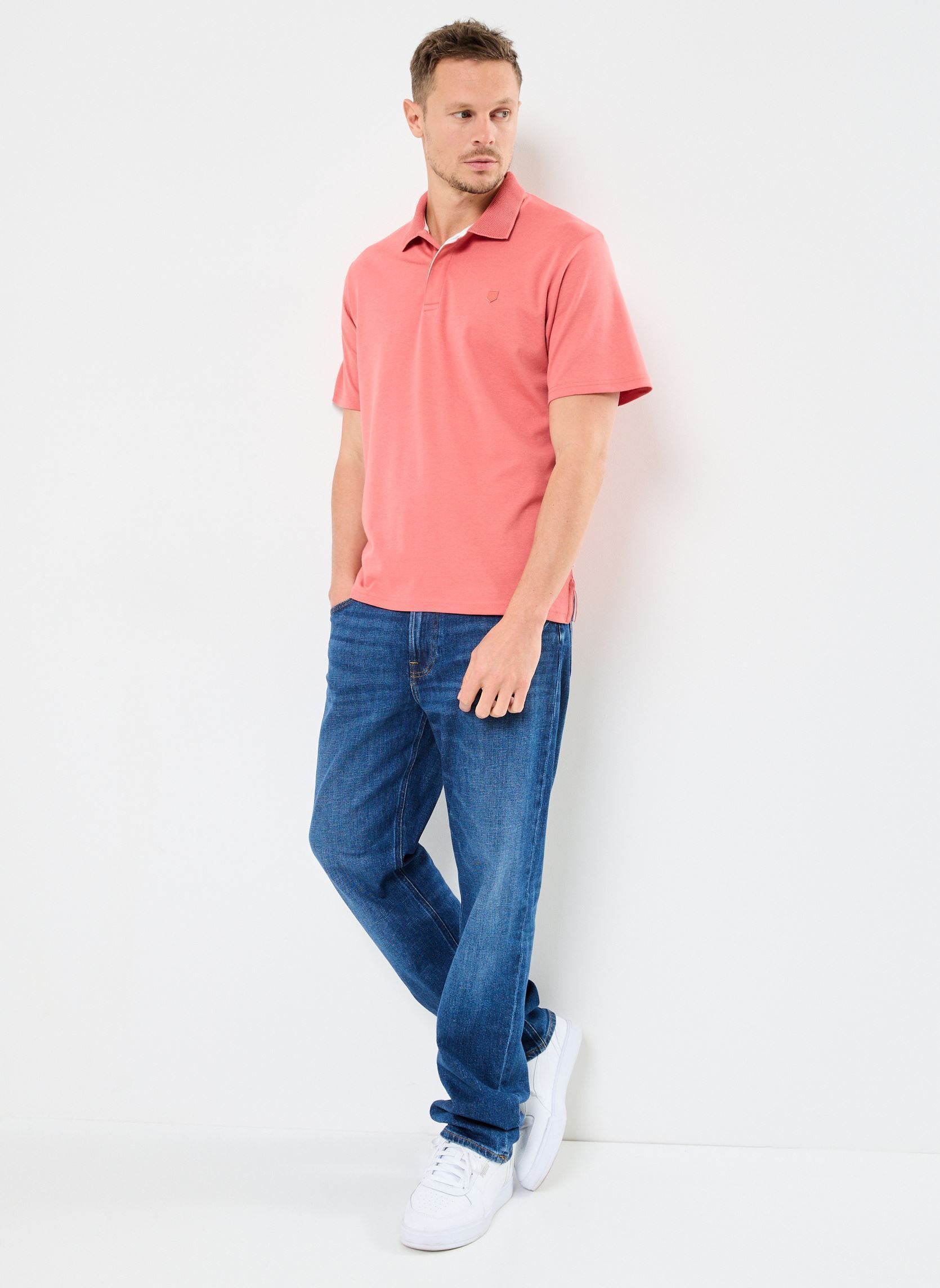 Tee-shirts manches courtes JPRCCRODNEY SS POLO NOOS homme rose Jack & Jones Tee-shirts manches courtes JPRCCRODNEY SS POLO NOOS homme rose FADED ROSE