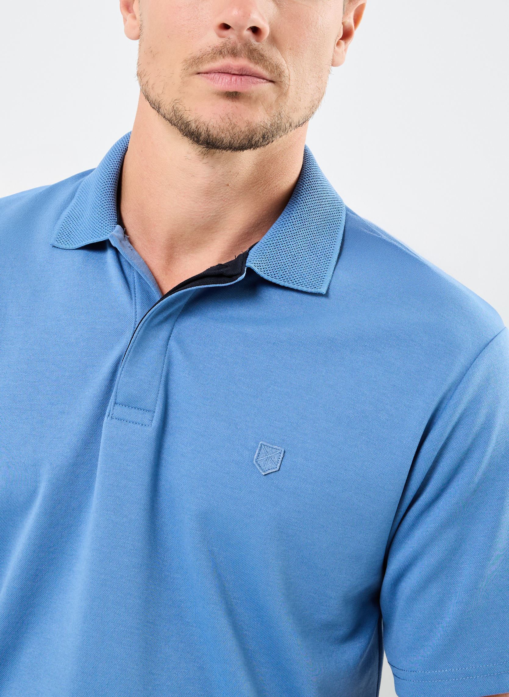 Tee-shirts manches courtes JPRCCRODNEY SS POLO NOOS homme bleu Jack & Jones Tee-shirts manches courtes JPRCCRODNEY SS POLO NOOS homme bleu QUIET HARBOR