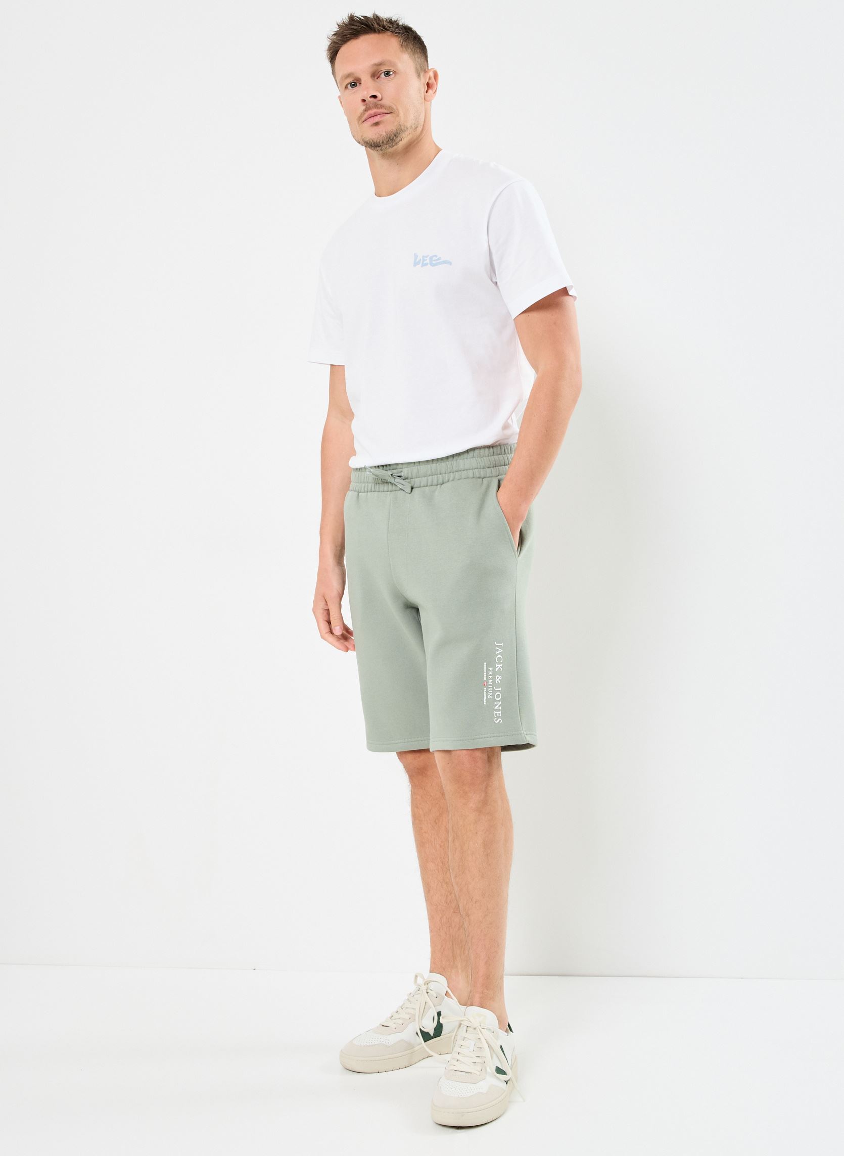 Shorts JPSTARCHIE SWEATSHORTS FRANCE MID herren grün Jack & Jones Shorts JPSTARCHIE SWEATSHORTS FRANCE MID herren grün ICEBERG GREEN