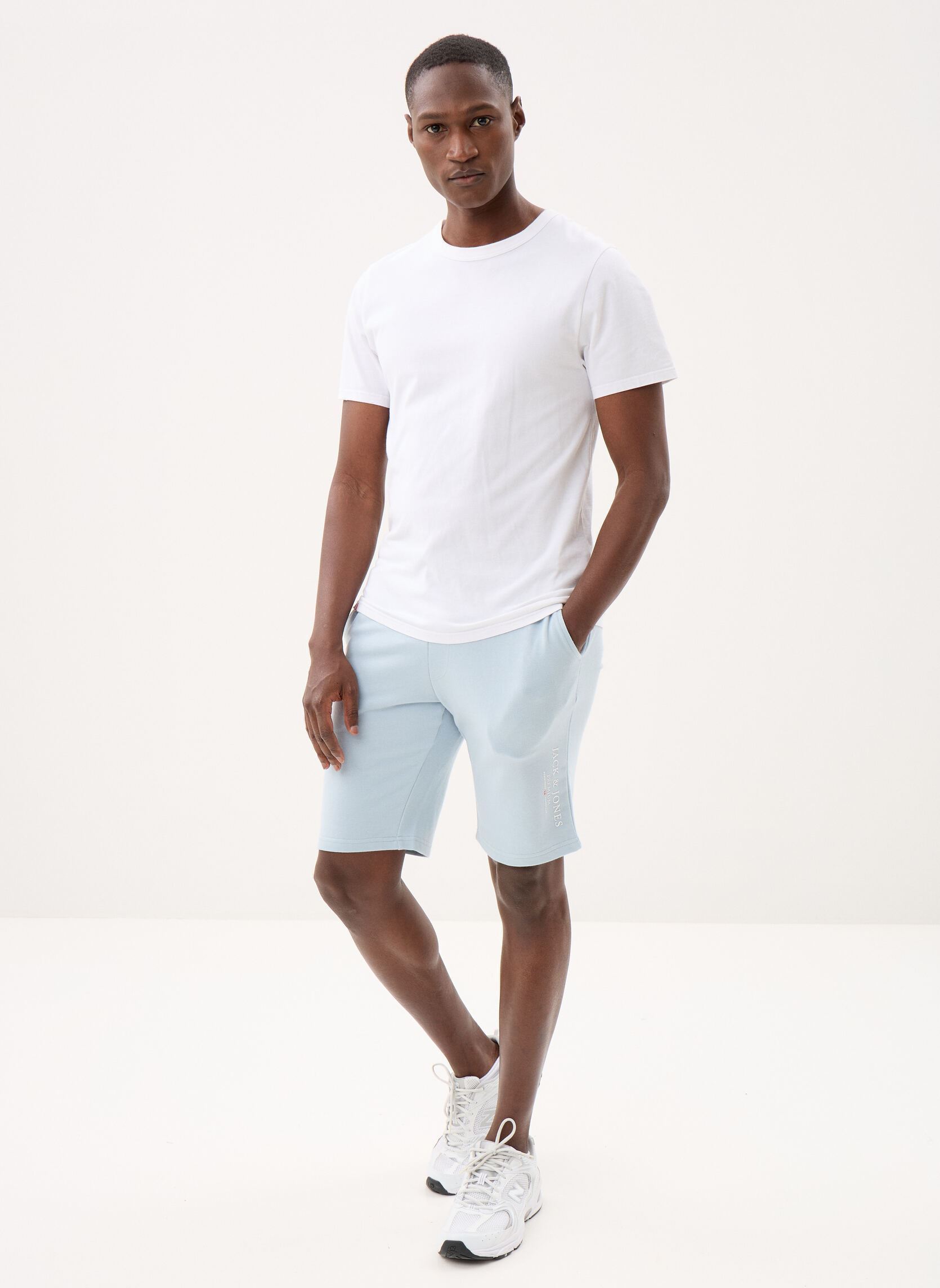 Shorts JPSTARCHIE SWEATSHORTS FRANCE MID homme bleu Jack & Jones Shorts JPSTARCHIE SWEATSHORTS FRANCE MID homme bleu CELESTIAL BLUE