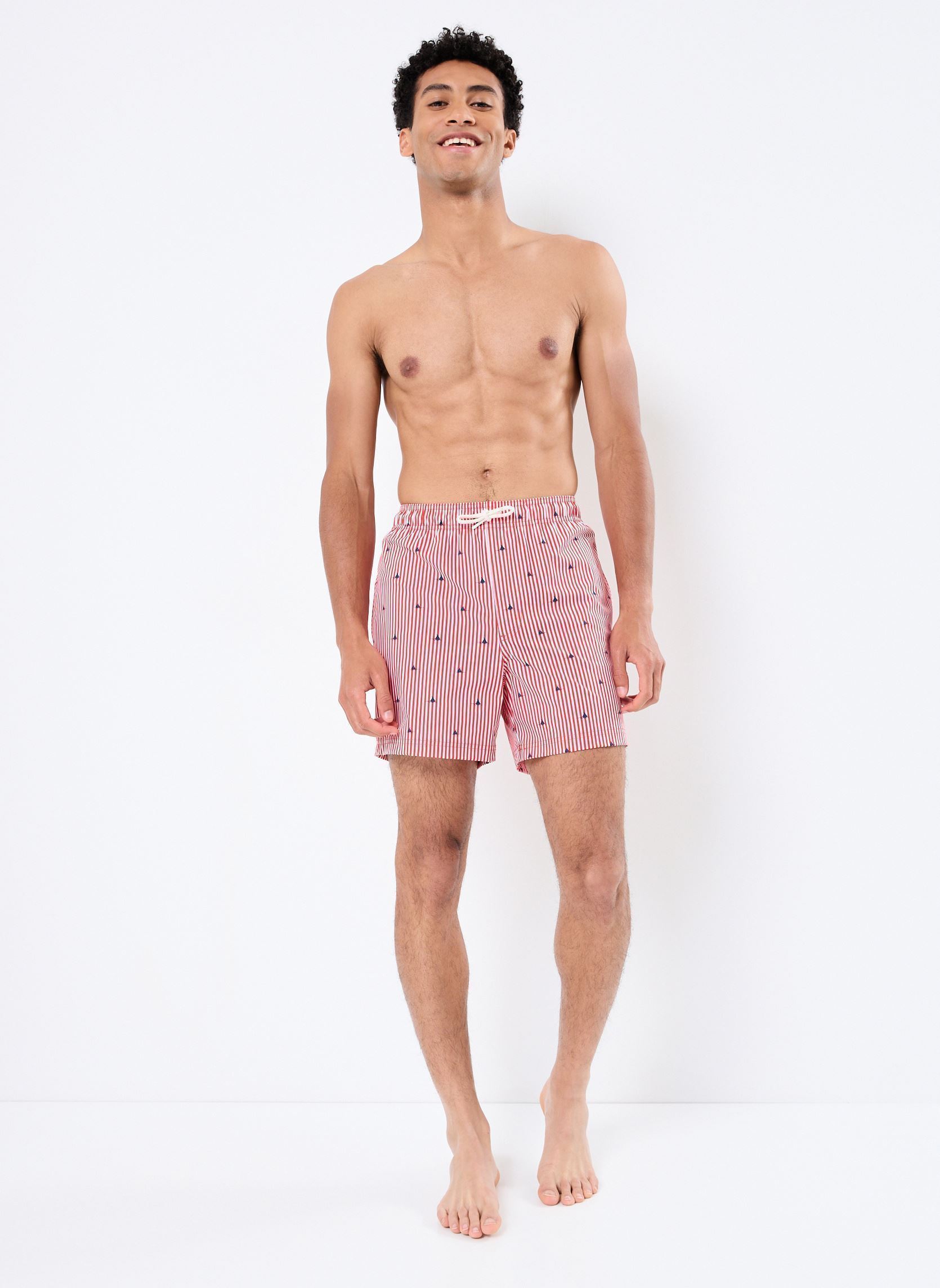 Shorts de bain JPSTMAUI JJSWIM MINI STRIPE AKM SN homme rouge Jack & Jones Shorts de bain JPSTMAUI JJSWIM MINI STRIPE AKM SN homme rouge TRUE RED