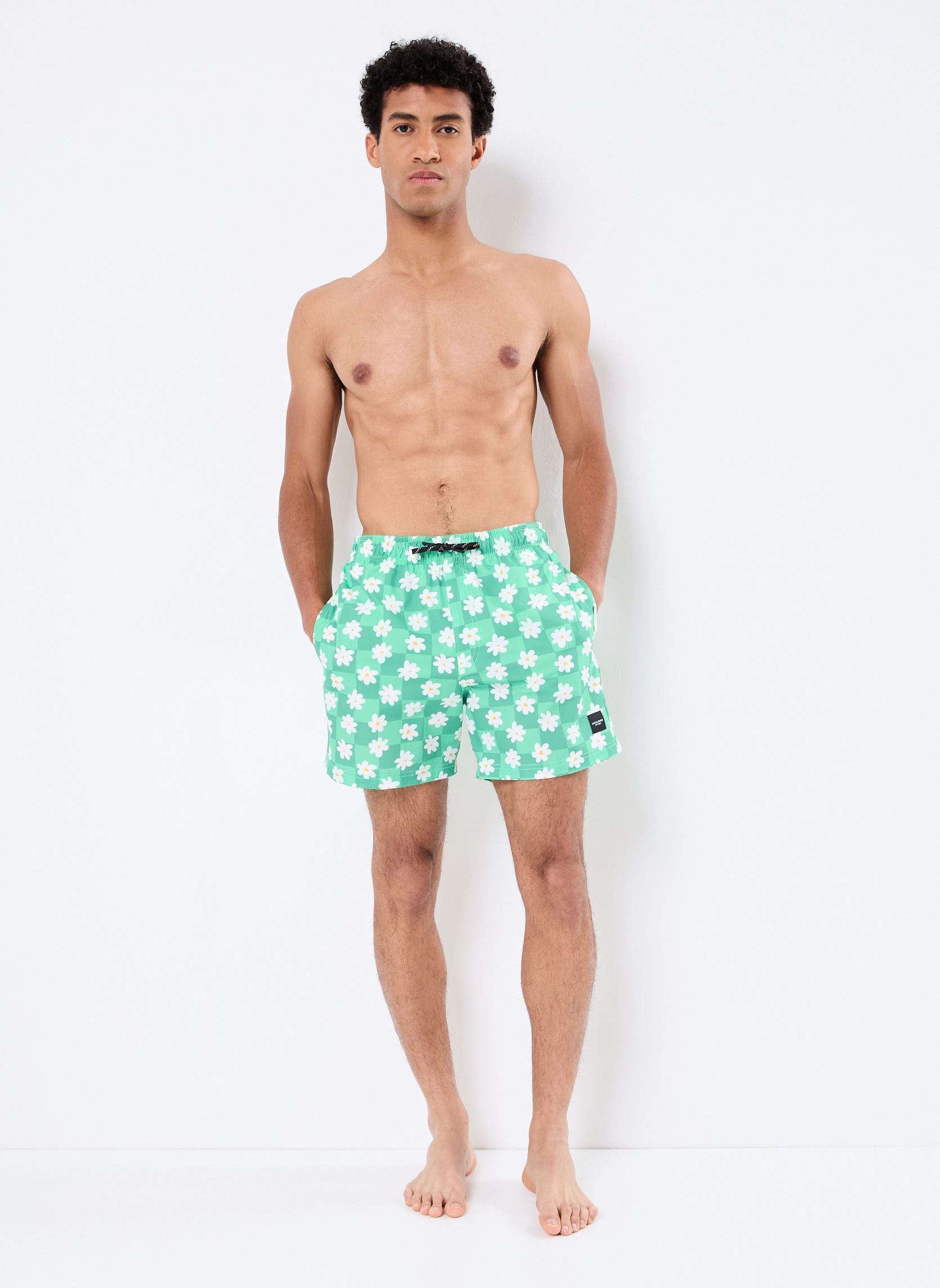 Shorts de bain JPSTMAUI JJSWIM NOVELTY AOP AKM SN homme vert Jack & Jones Shorts de bain JPSTMAUI JJSWIM NOVELTY AOP AKM SN homme vert SUMMER GREEN