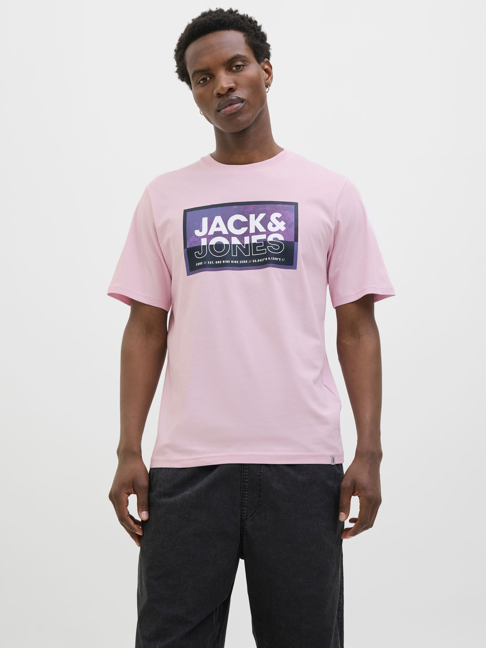 Vêtements Jack & Jones JCOLOGAN SUMMER PRINT TEE CREW NECK SMU pour Accessoires - vue 4