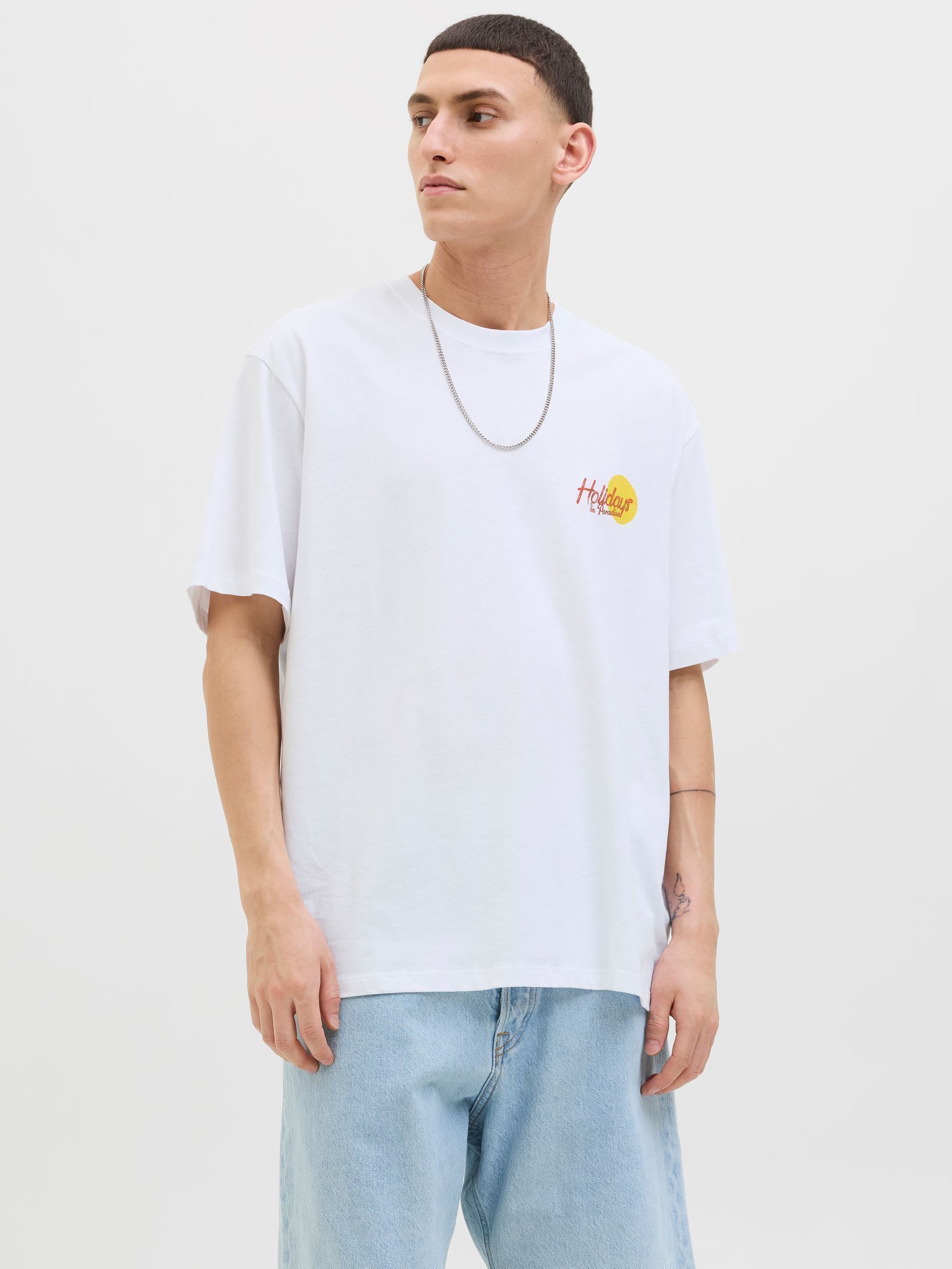 Vêtements Jack & Jones JORWOWIE TEE SS CREW NECK TG pour Accessoires - vue 2