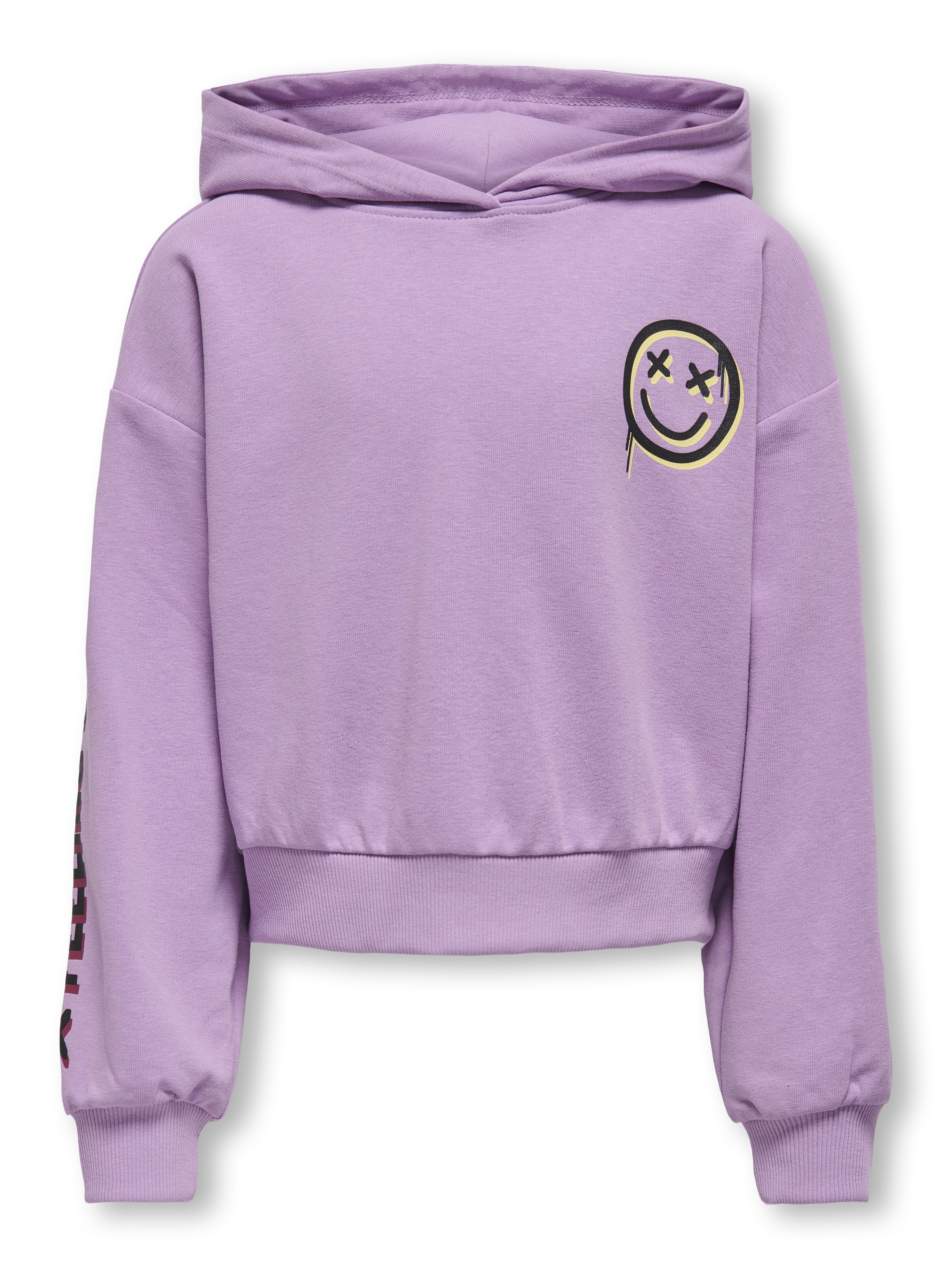 Sweats à capuche Kogsmile Life L/S Hood Ub Swt Noos 15340 fille violet Kids Only Sweats à capuche Kogsmile Life L/S Hood Ub Swt Noos 15340 fille violet AFRICAN VIOLET