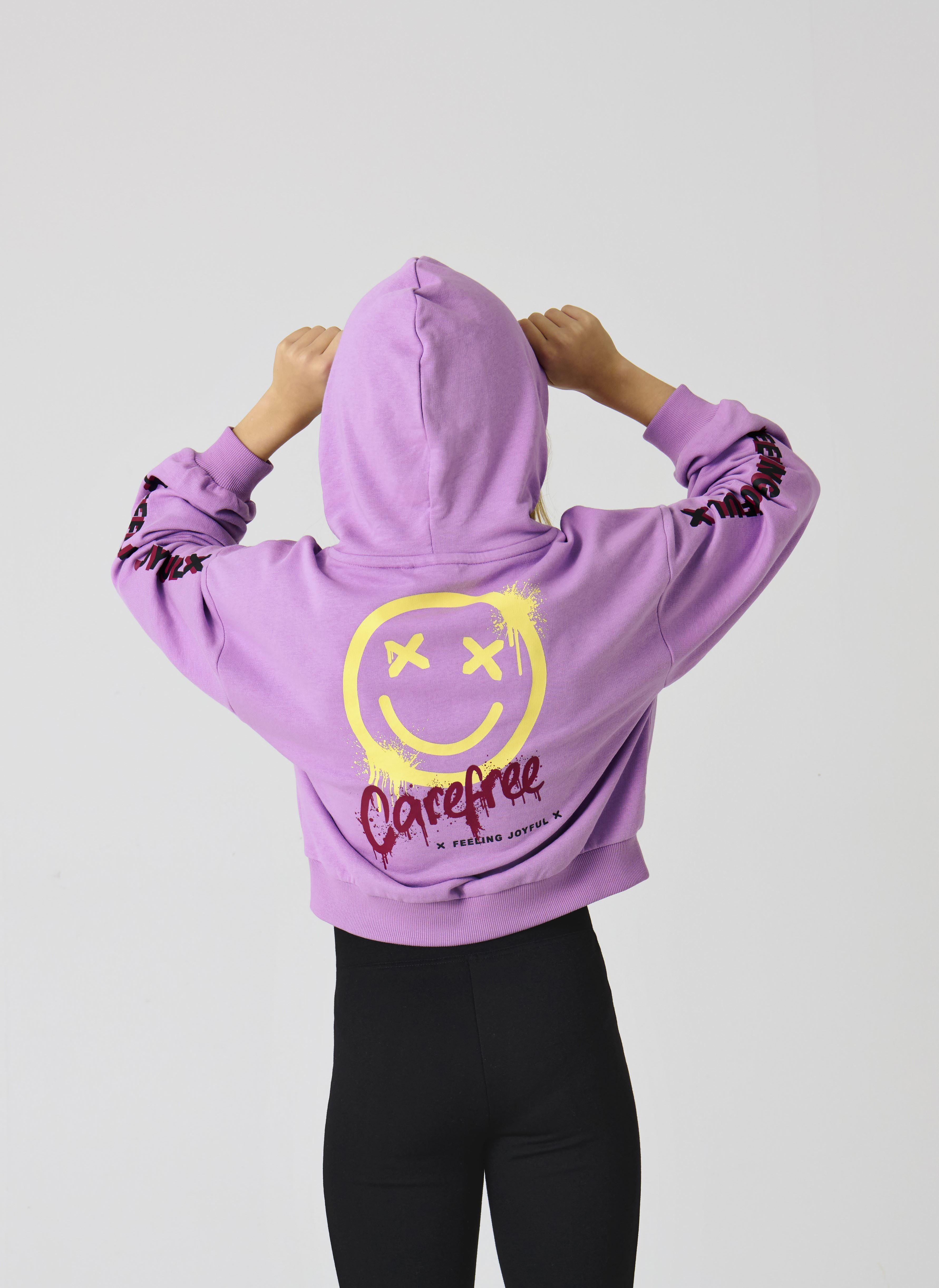 Sweats à capuche Kogsmile Life L/S Hood Ub Swt Noos 15340 fille violet Kids Only Sweats à capuche Kogsmile Life L/S Hood Ub Swt Noos 15340 fille violet AFRICAN VIOLET