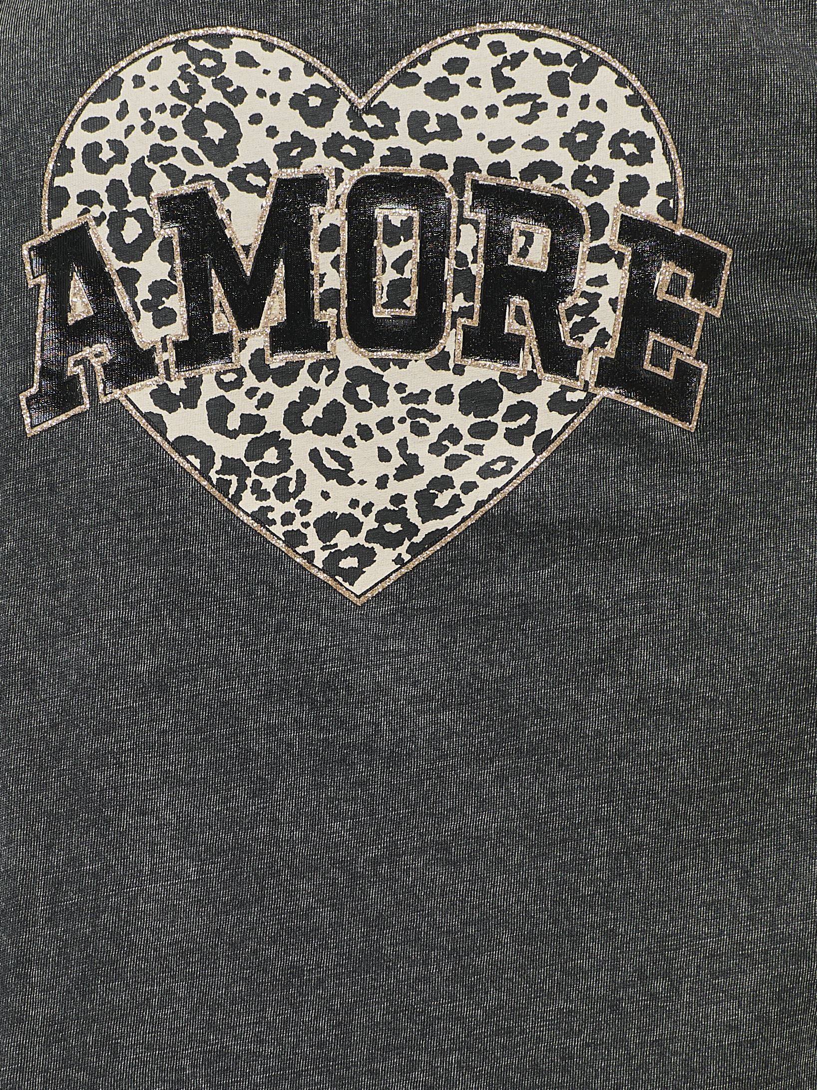 Tee-shirts manches courtes Koglucy Life S/S Amore Top Box Jrs Noos fille noir Kids Only Tee-shirts manches courtes Koglucy Life S/S Amore Top Box Jrs Noos fille noir PHANTOM