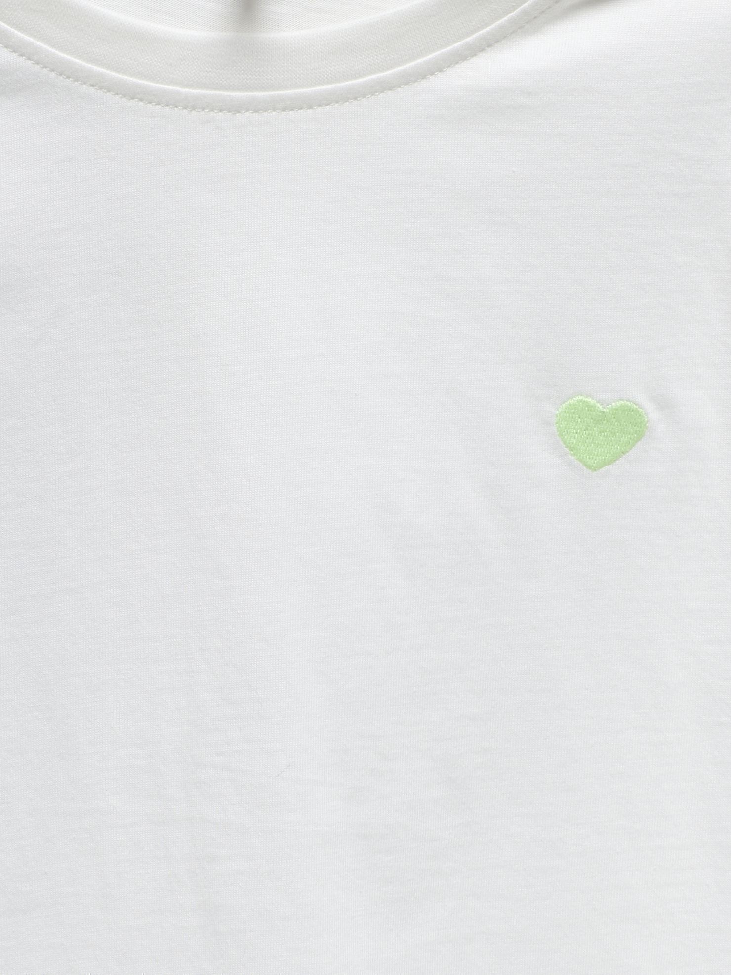 Tee-shirts manches courtes Kogmaiken Life Cropheart Ss Top Jrs Noos fille blanc Kids Only Tee-shirts manches courtes Kogmaiken Life Cropheart Ss Top Jrs Noos fille blanc Cloud Dancer