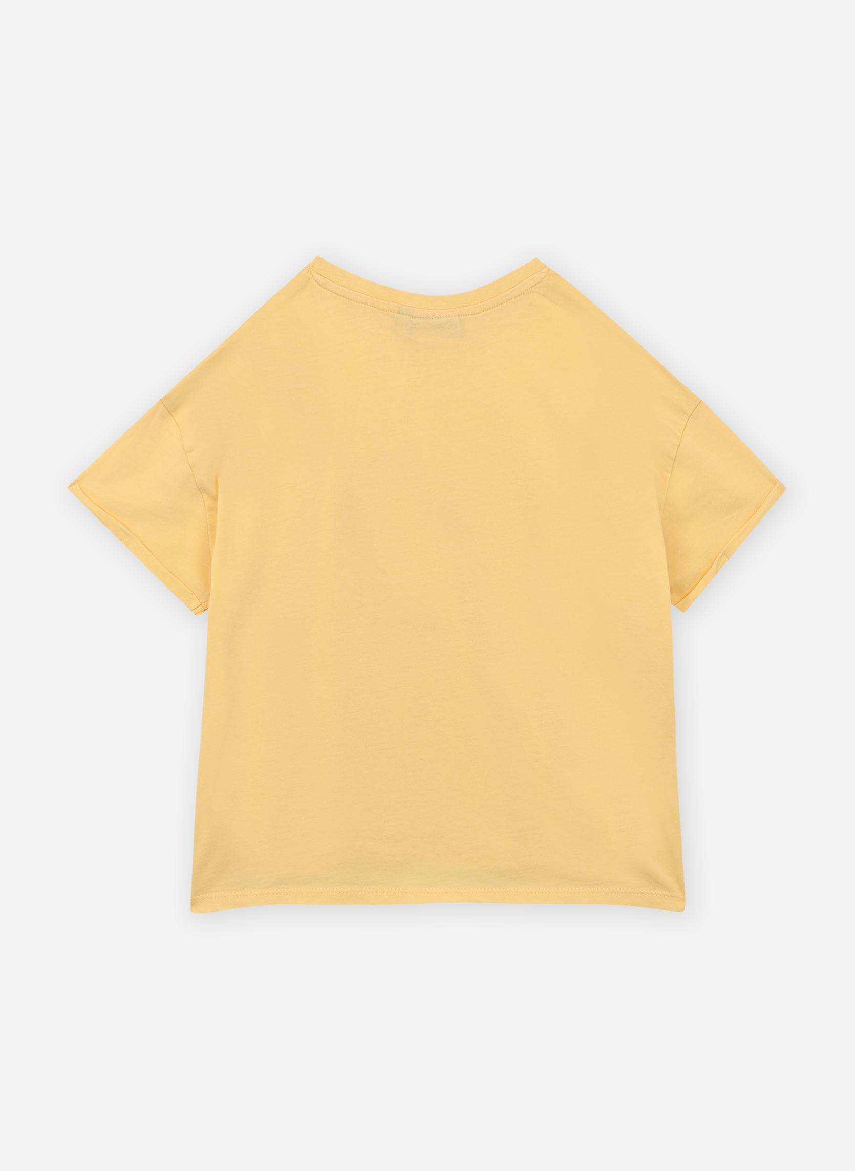 Tee-shirts manches courtes Kogminna Life S/S Washed Top Cs Jrs 1534 fille jaune Kids Only Tee-shirts manches courtes Kogminna Life S/S Washed Top Cs Jrs 1534 fille jaune DOUBLE CREAM