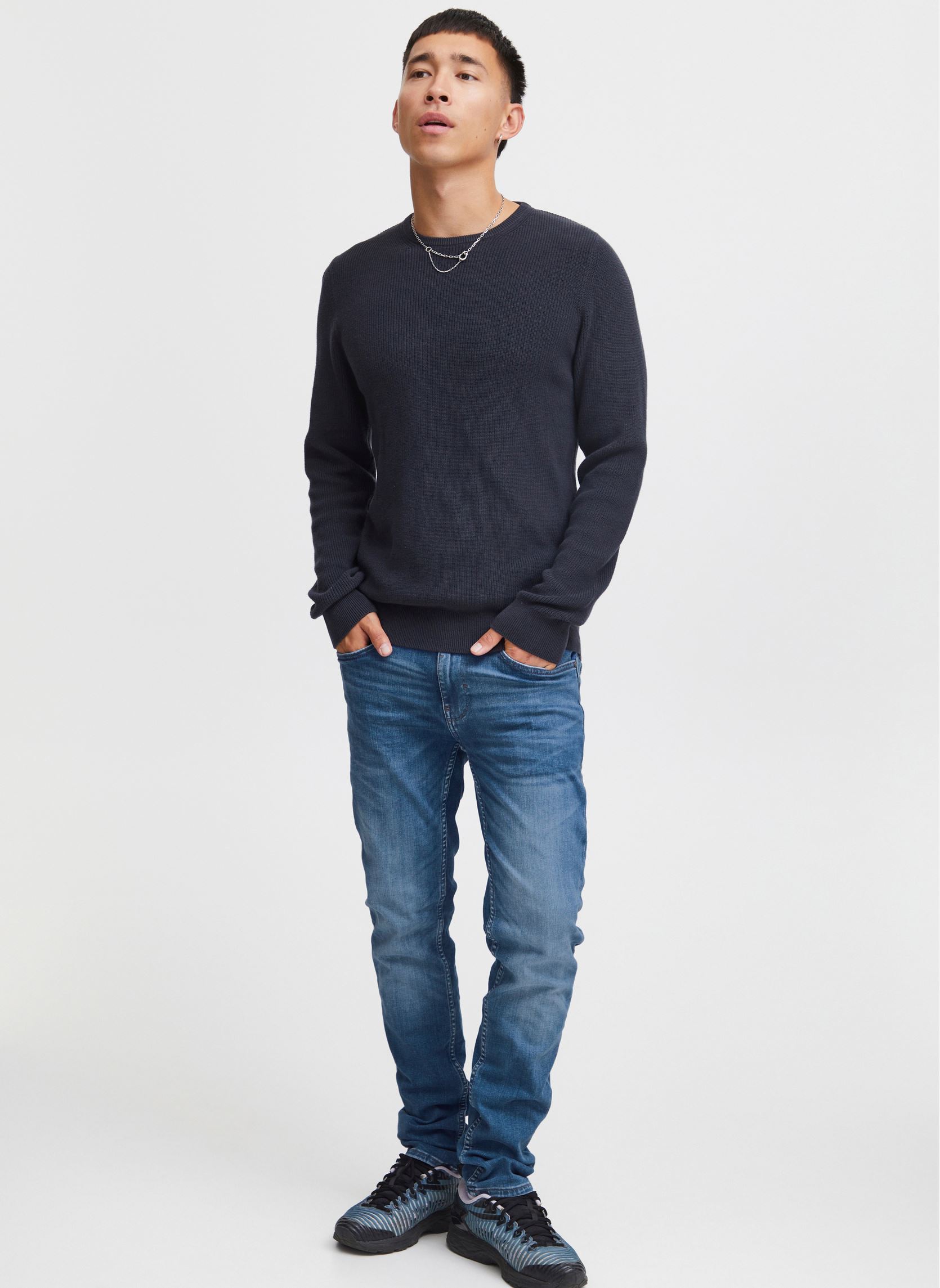 Jeans droit Jet fit Multiflex - NOOS homme bleu Blend Jeans droit Jet fit Multiflex - NOOS homme bleu DENIM MIDDLE BLUE