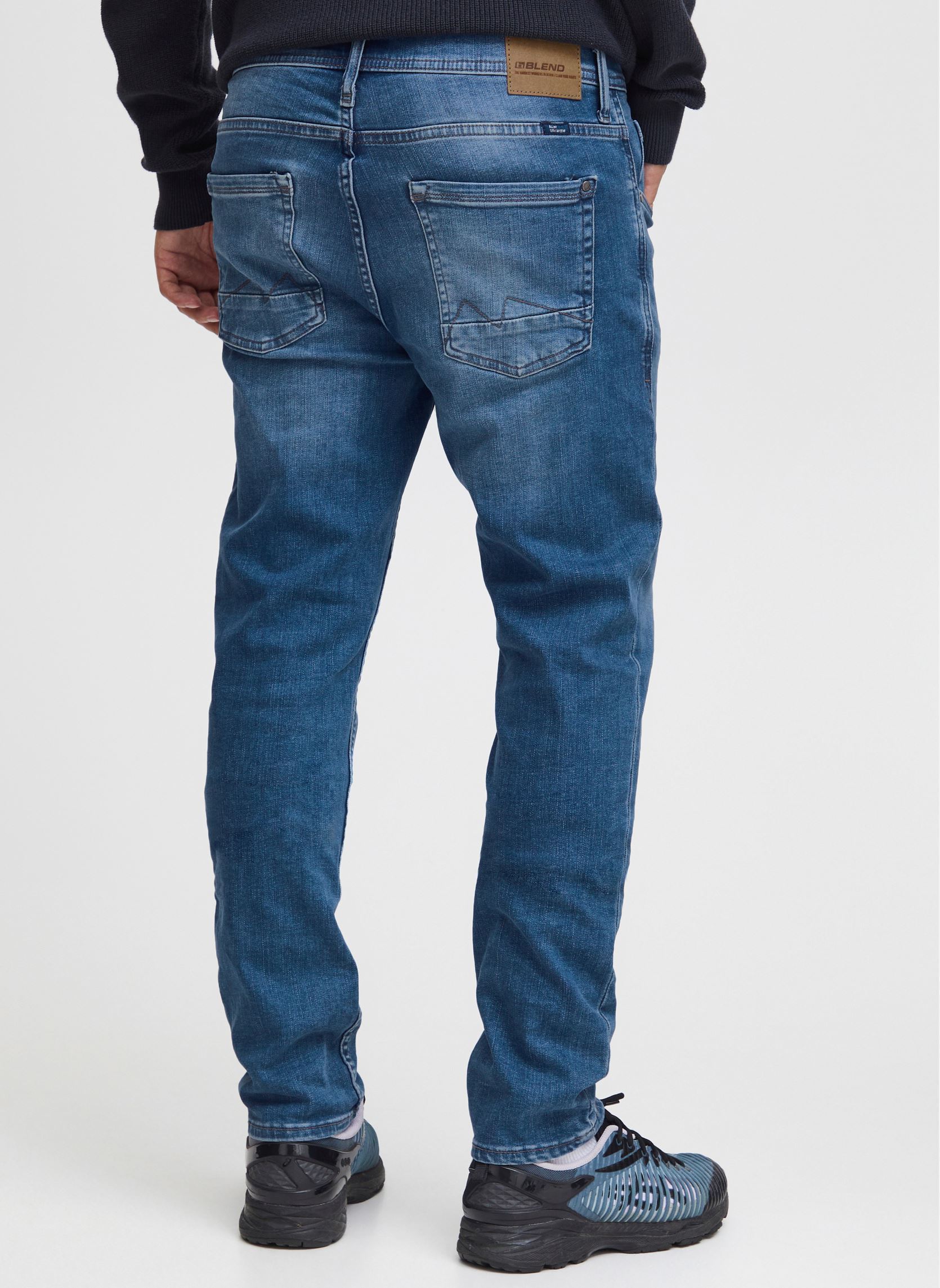 Jeans droit Jet fit Multiflex - NOOS homme bleu Blend Jeans droit Jet fit Multiflex - NOOS homme bleu DENIM MIDDLE BLUE