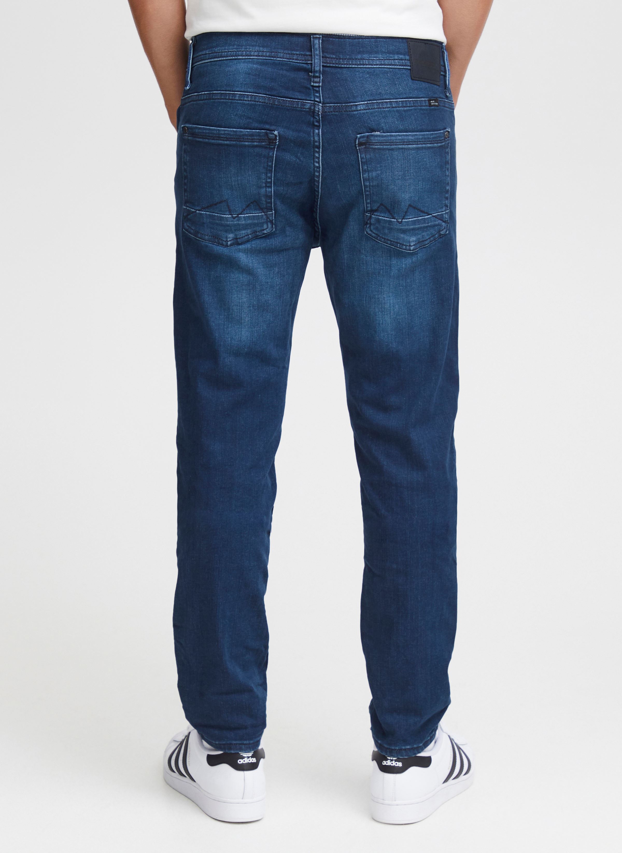 Jeans droit Jet fit Multiflex - NOOS homme bleu Blend Jeans droit Jet fit Multiflex - NOOS homme bleu DENIM DARK BLUE