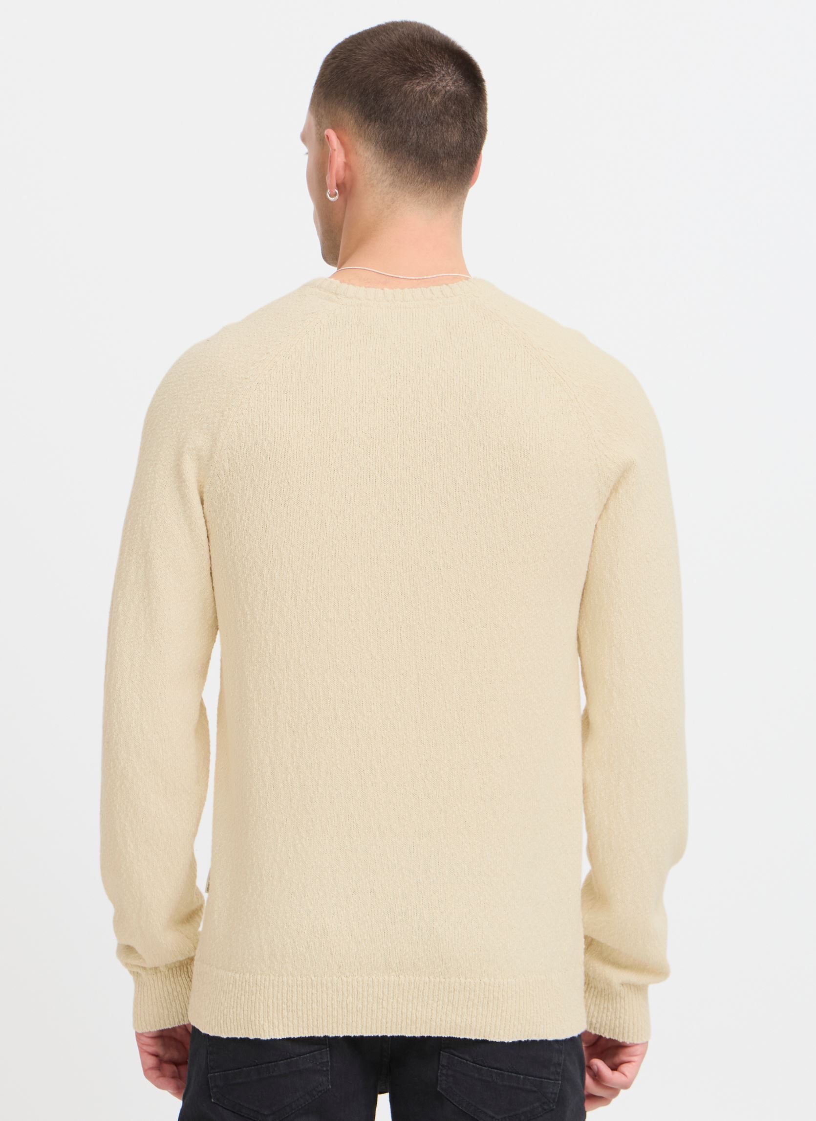 Truien BHAFAN Pullover heren beige Blend Truien BHAFAN Pullover heren beige BLEACHED SAND