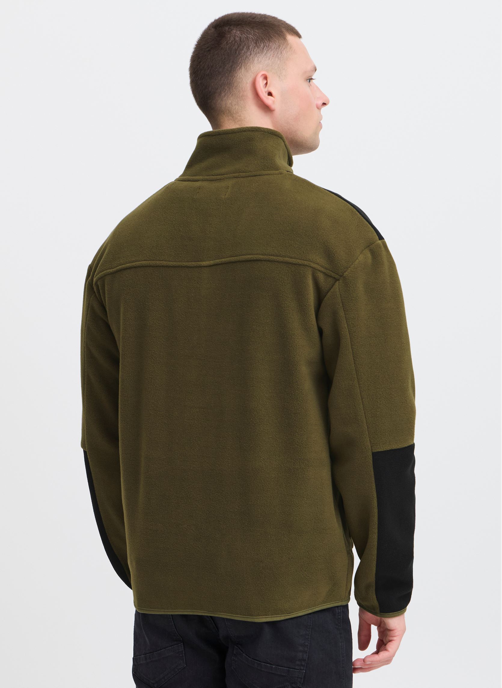 Fleece-Pullover BHBROOKS Sweatshirt halfzipp herren grün Blend Fleece-Pullover BHBROOKS Sweatshirt halfzipp herren grün OLIVE NIGHT