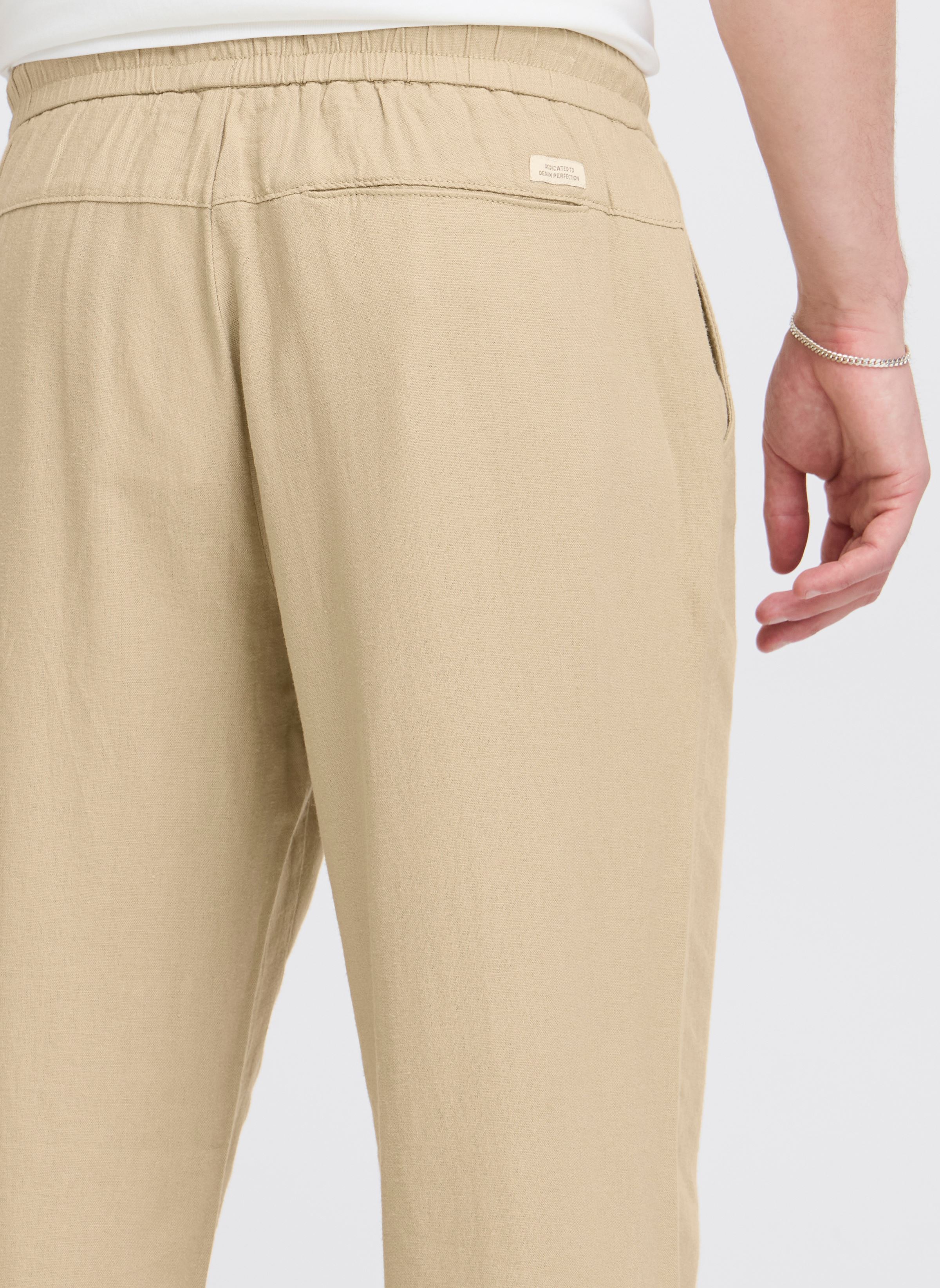 Straight Leg Hosen BHBILLY Pants string herren beige Blend Straight Leg Hosen BHBILLY Pants string herren beige CORNSTALK