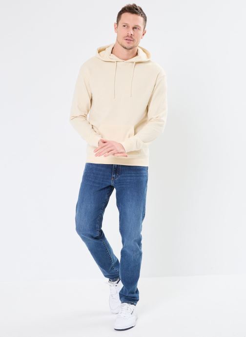 Felpa Con Cappuccio Uomo B BLEND Velno - Cerniera Nascosta, Tasche, Cotone Sostenibile, Regular Fit, Grigia
