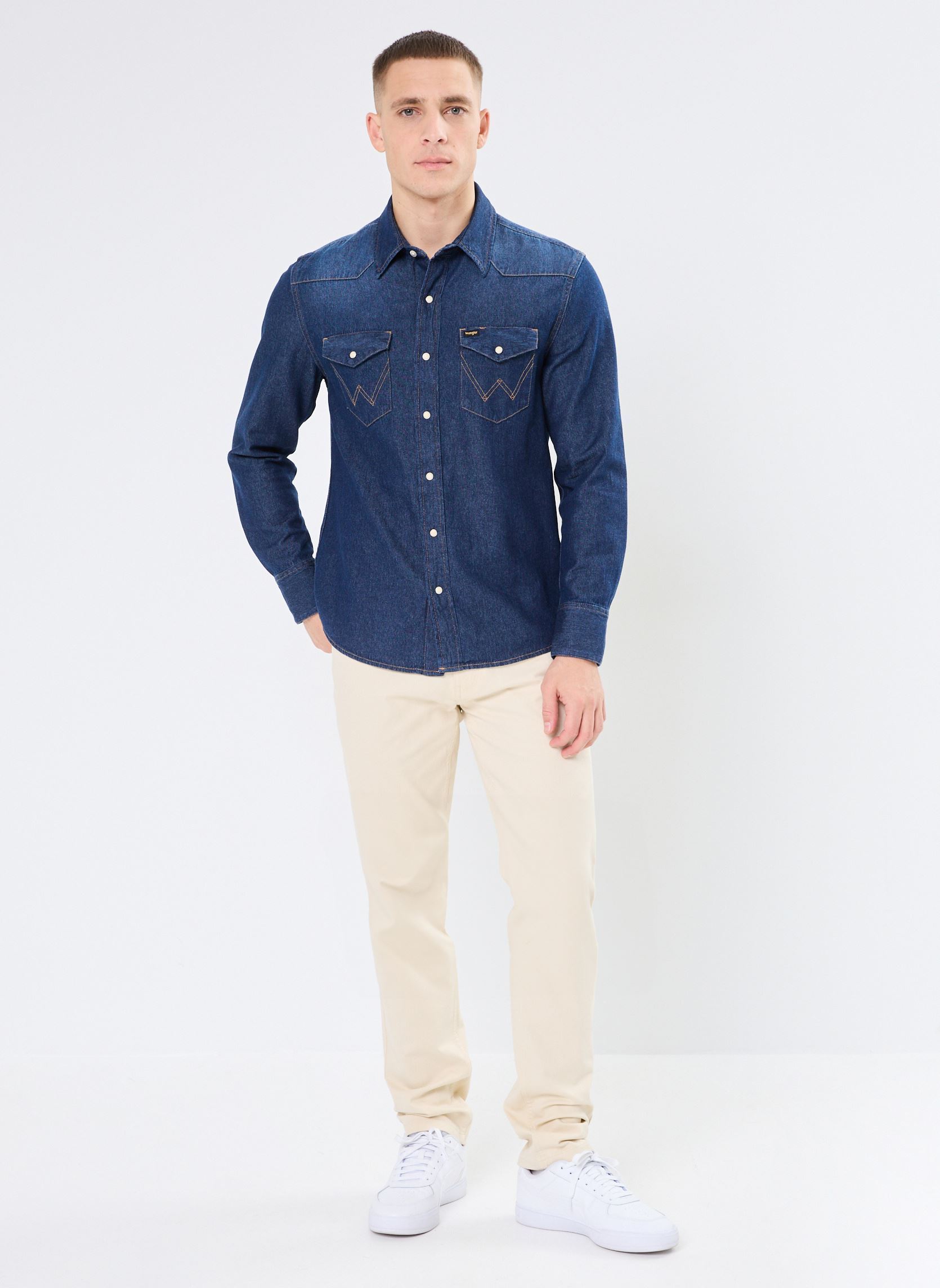 Pantalons droits BHEDNAN twill 5-pocket homme beige Blend Pantalons droits BHEDNAN twill 5-pocket homme beige BLEACHED SAND