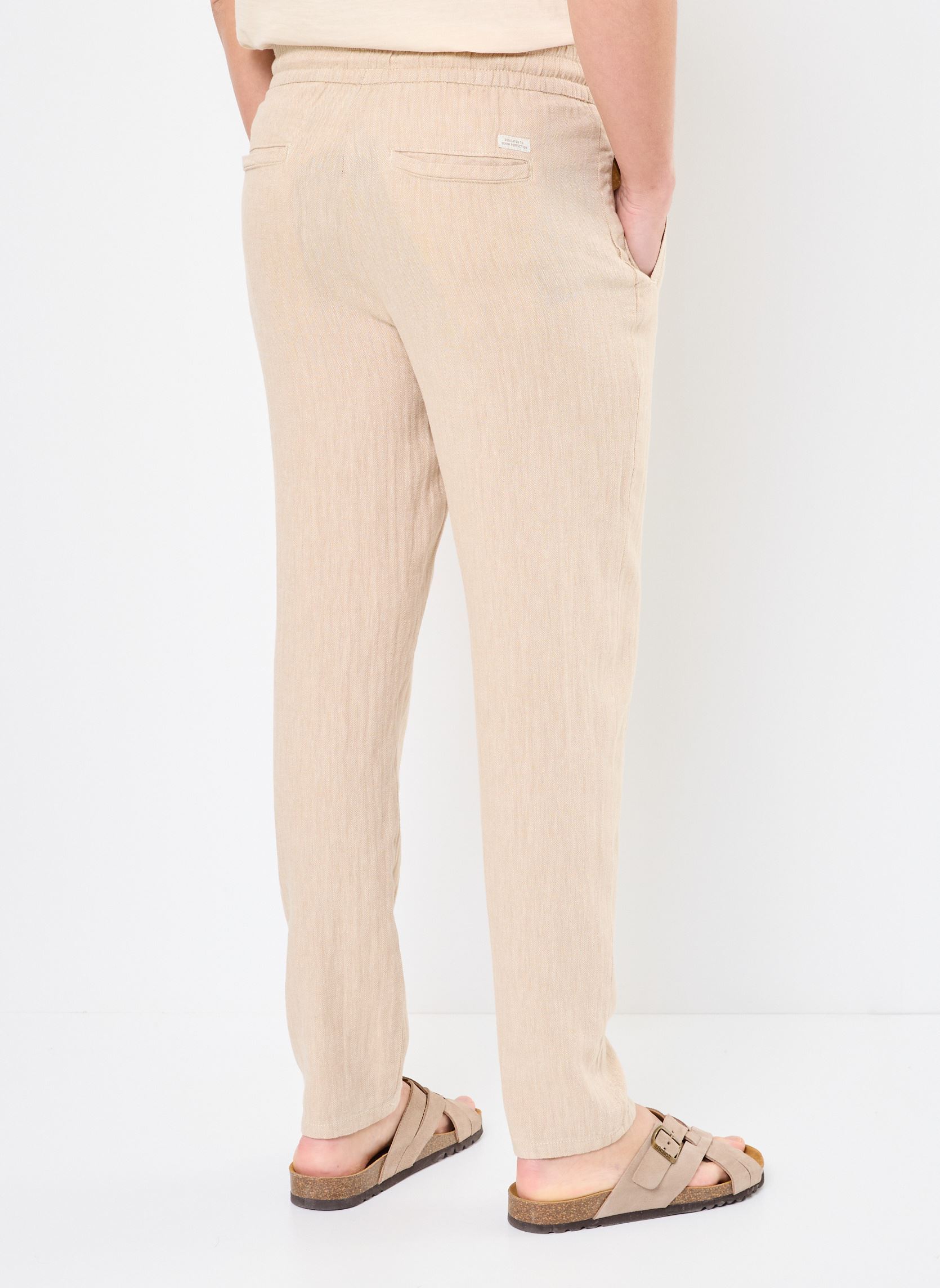 Pantalons droits BHMORGAN Pants homme beige Blend Pantalons droits BHMORGAN Pants homme beige BLEACHED SAND