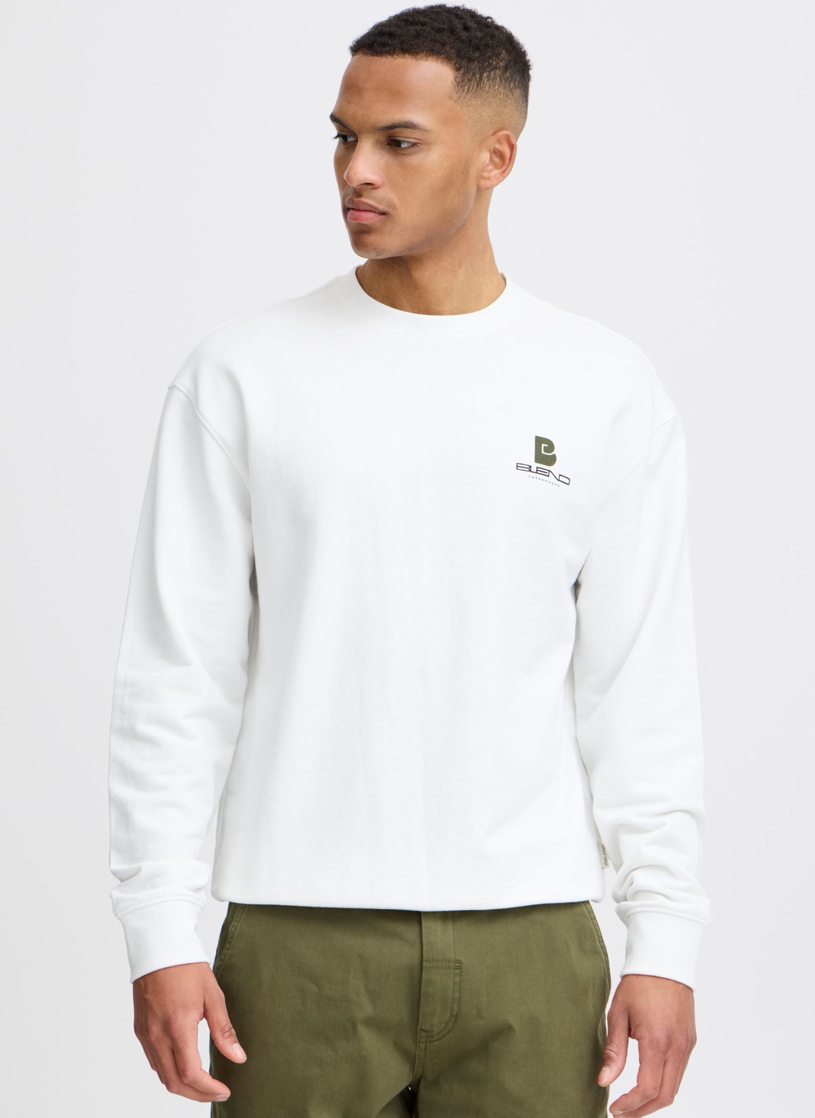 Vêtements Blend BHBRODY Sweatshirt crew print pour Accessoires