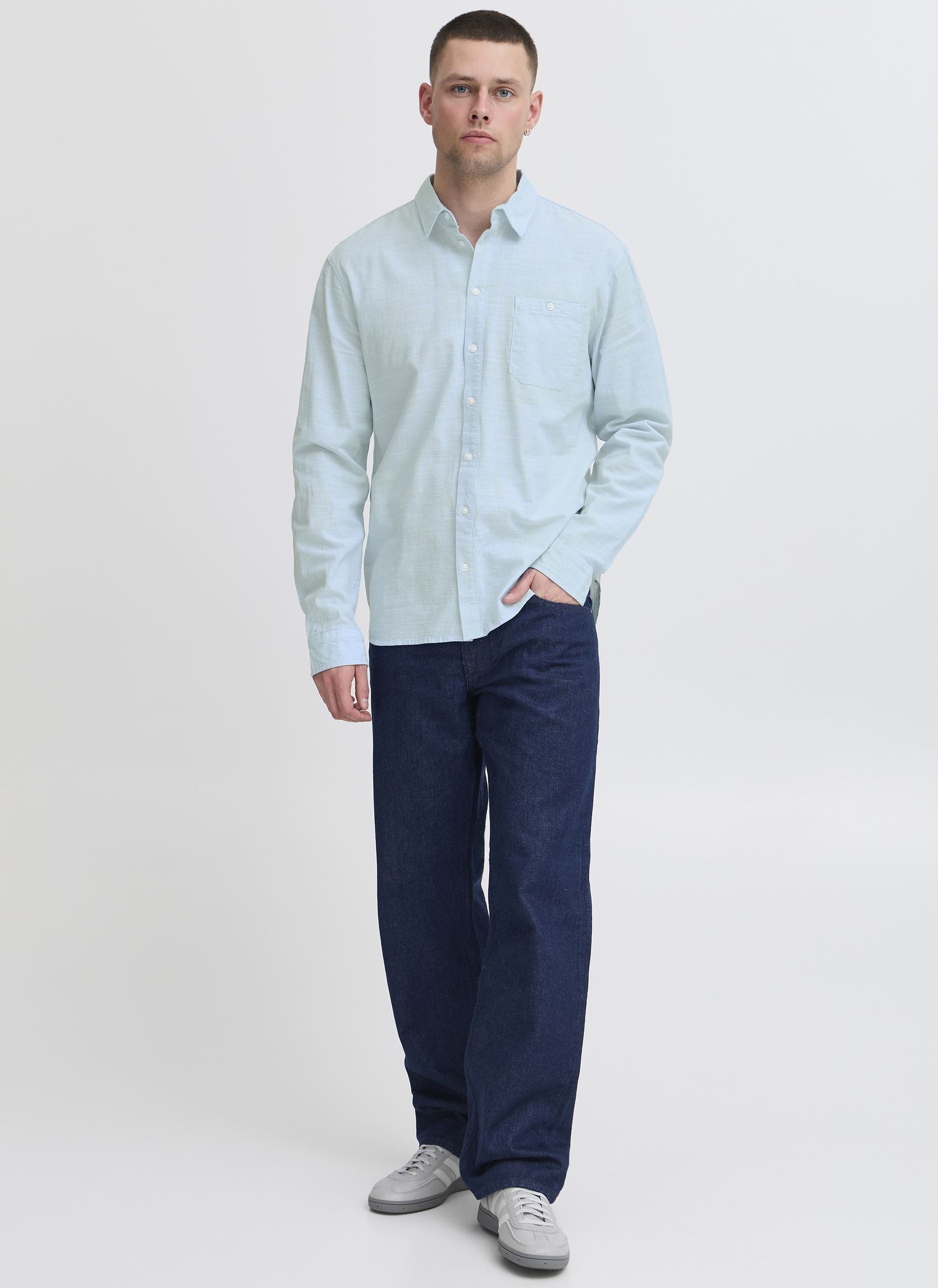 Hemden BHALDO Shirt herren blau Blend Hemden BHALDO Shirt herren blau BLUE BELL
