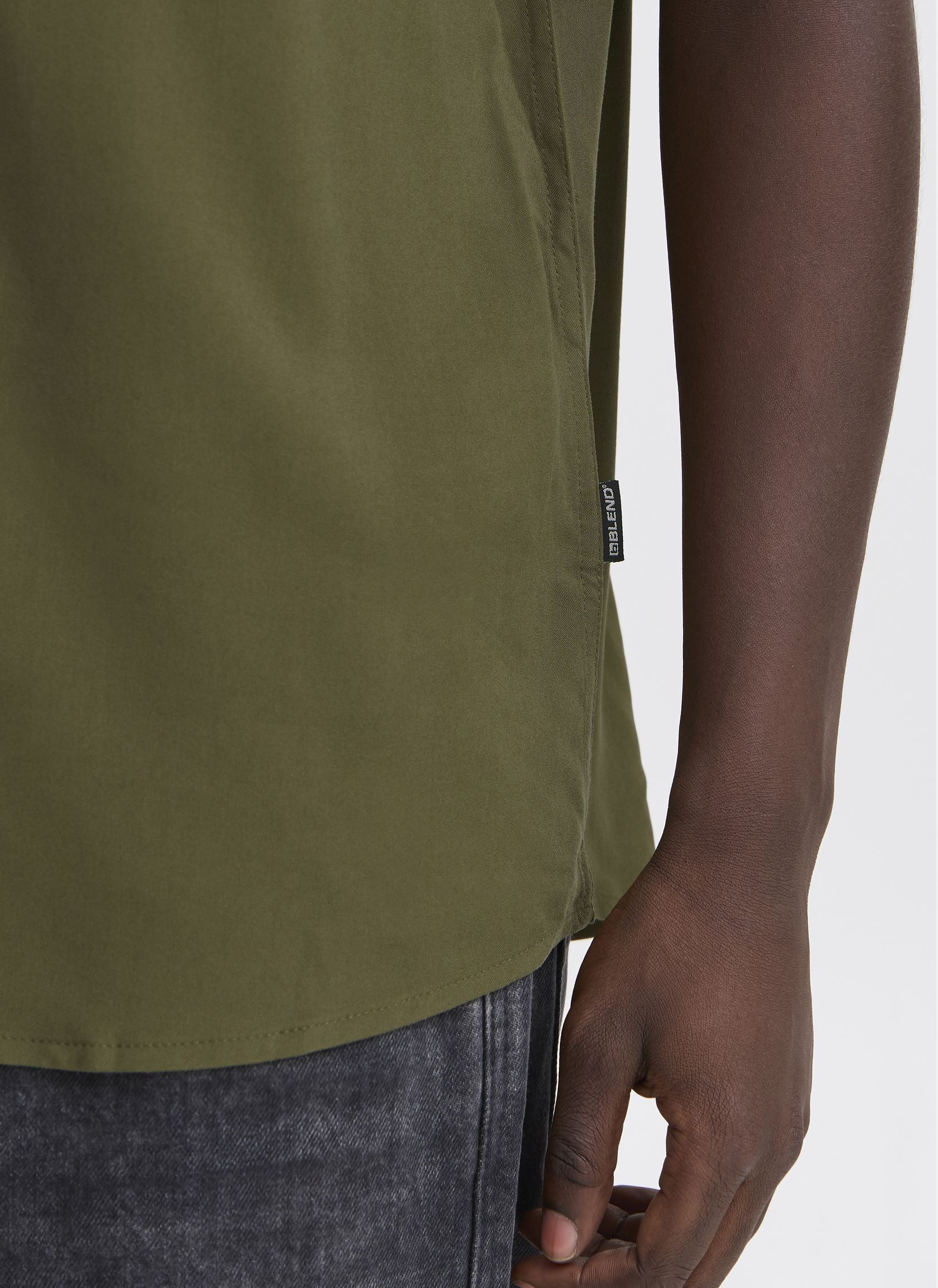 Chemises BHELLIOT SHIRT NOOS homme vert Blend Chemises BHELLIOT SHIRT NOOS homme vert OLIVE NIGHT