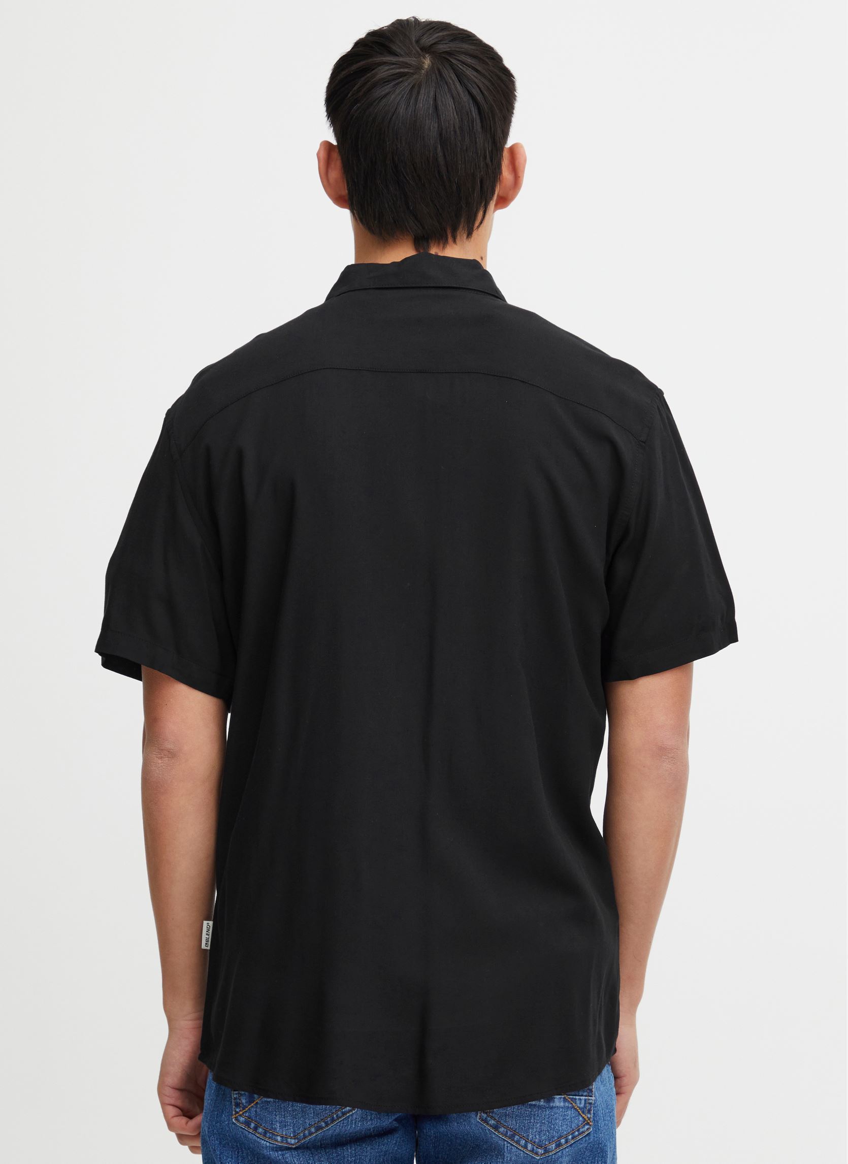 Hemden BHELLIOT SHIRT NOOS heren zwart Blend Hemden BHELLIOT SHIRT NOOS heren zwart BLACK