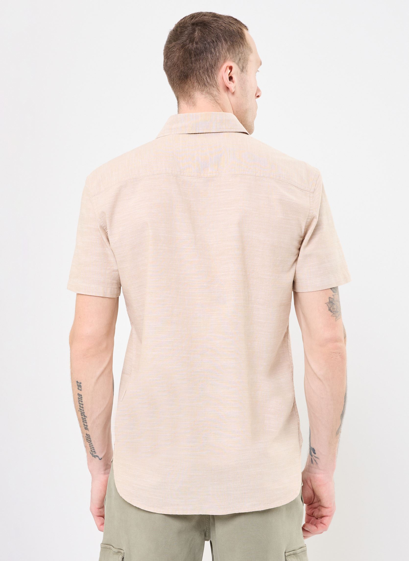 Hemden BHALFIE Shirt herren beige Blend Hemden BHALFIE Shirt herren beige CORNSTALK