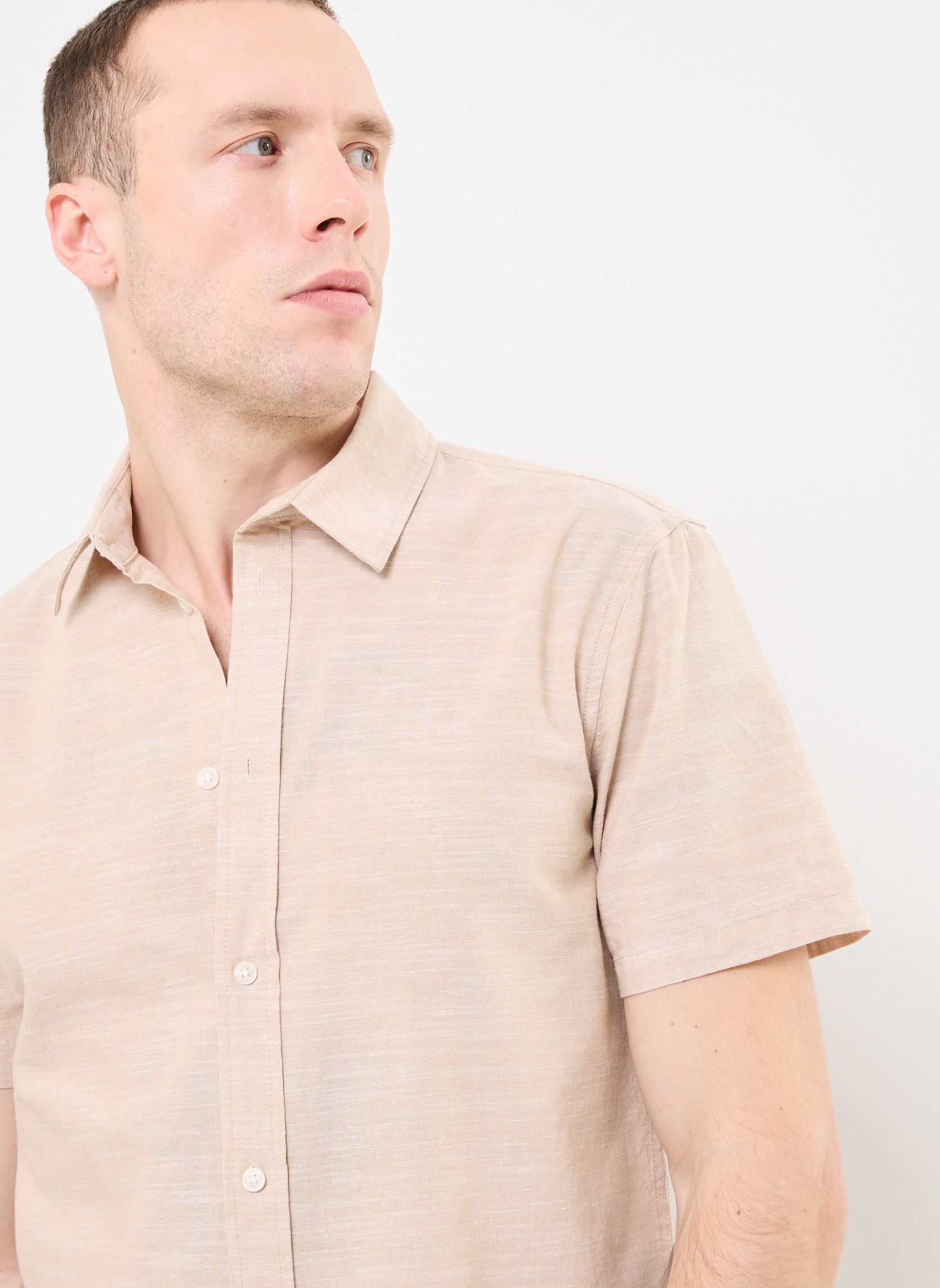 Hemden BHALFIE Shirt herren beige Blend Hemden BHALFIE Shirt herren beige CORNSTALK