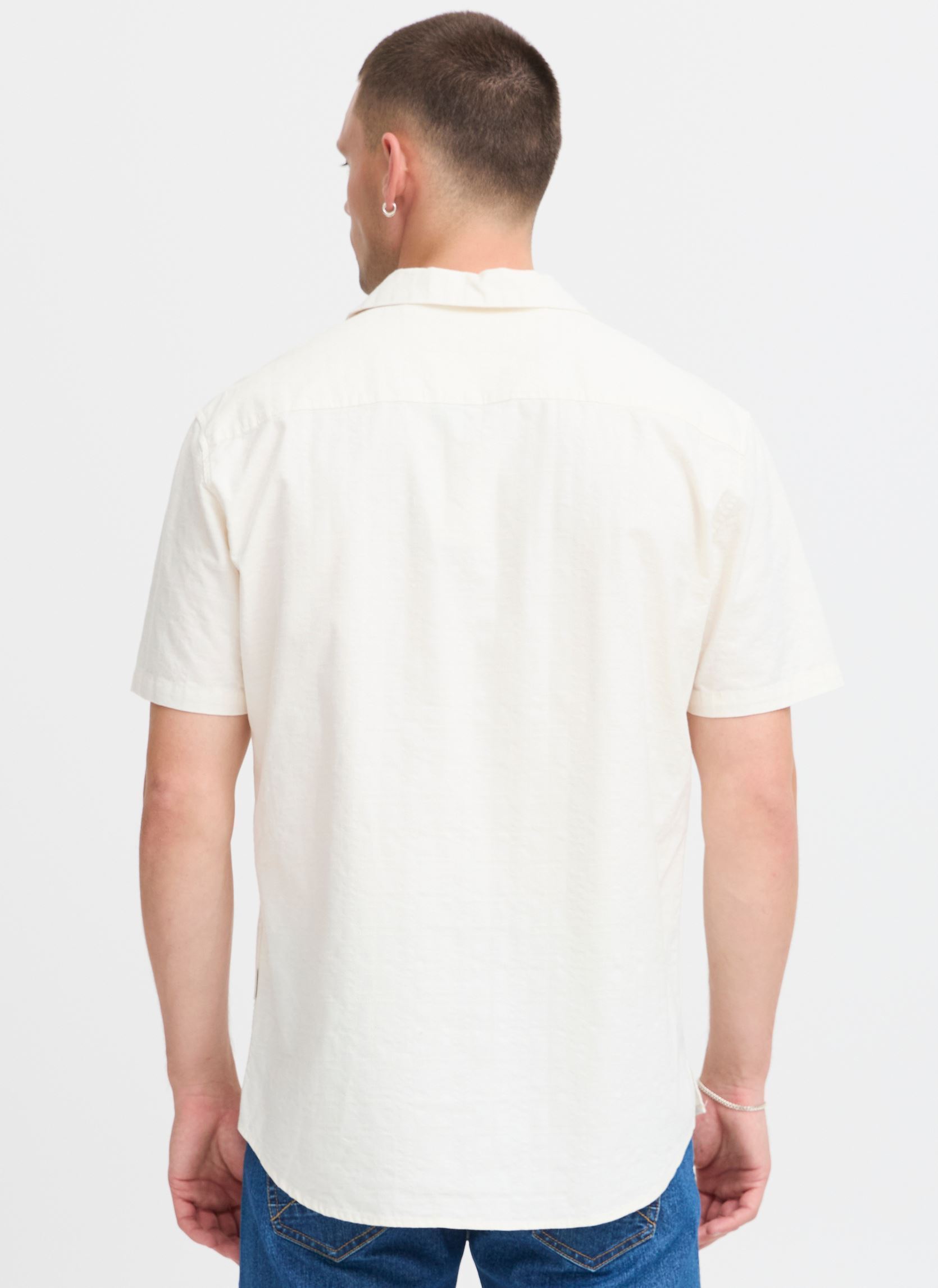 Chemises BHANTE Shirt homme blanc Blend Chemises BHANTE Shirt homme blanc SNOW WHITE