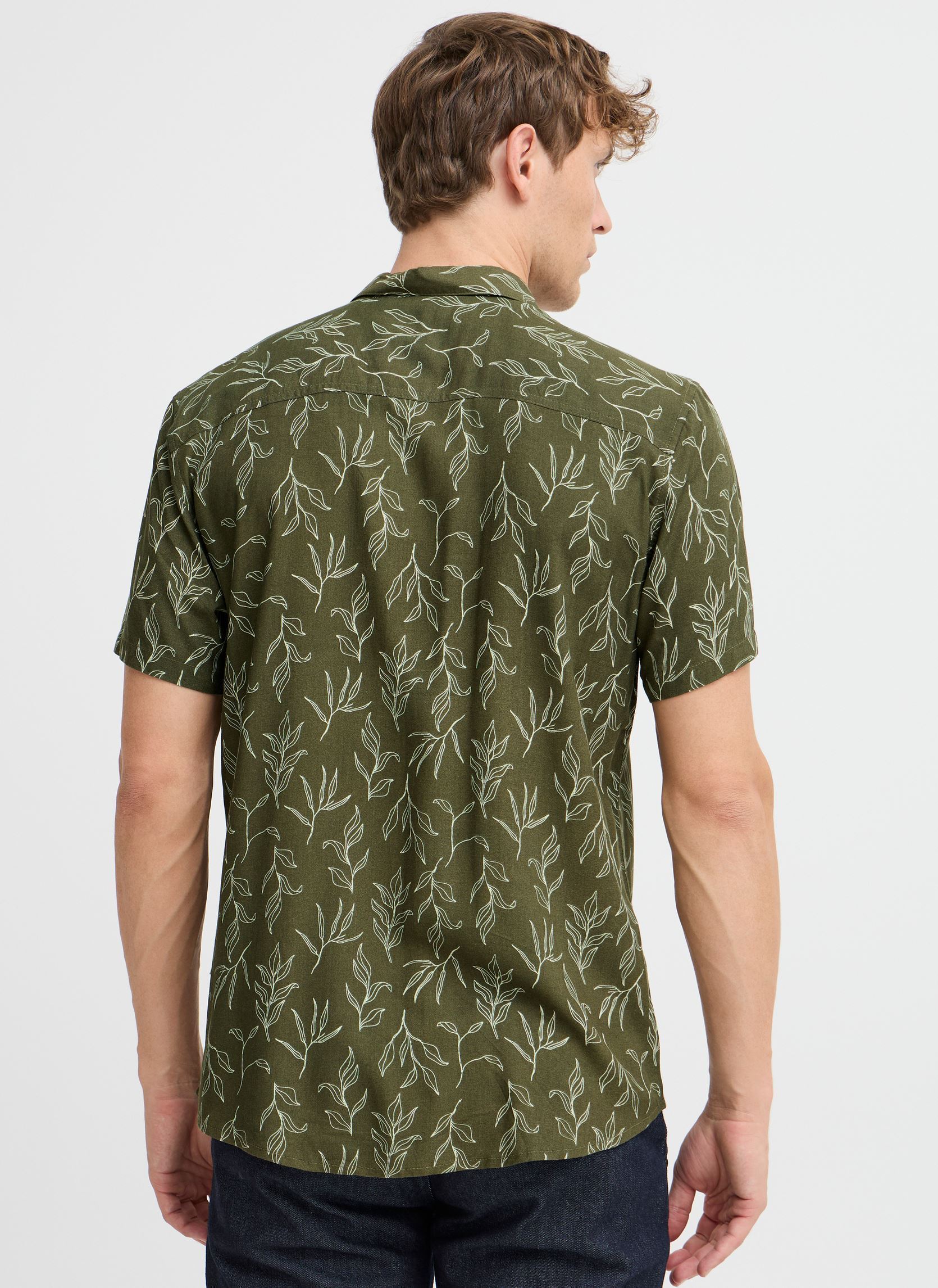 Chemises BHACE Shirt homme vert Blend Chemises BHACE Shirt homme vert OLIVE NIGHT
