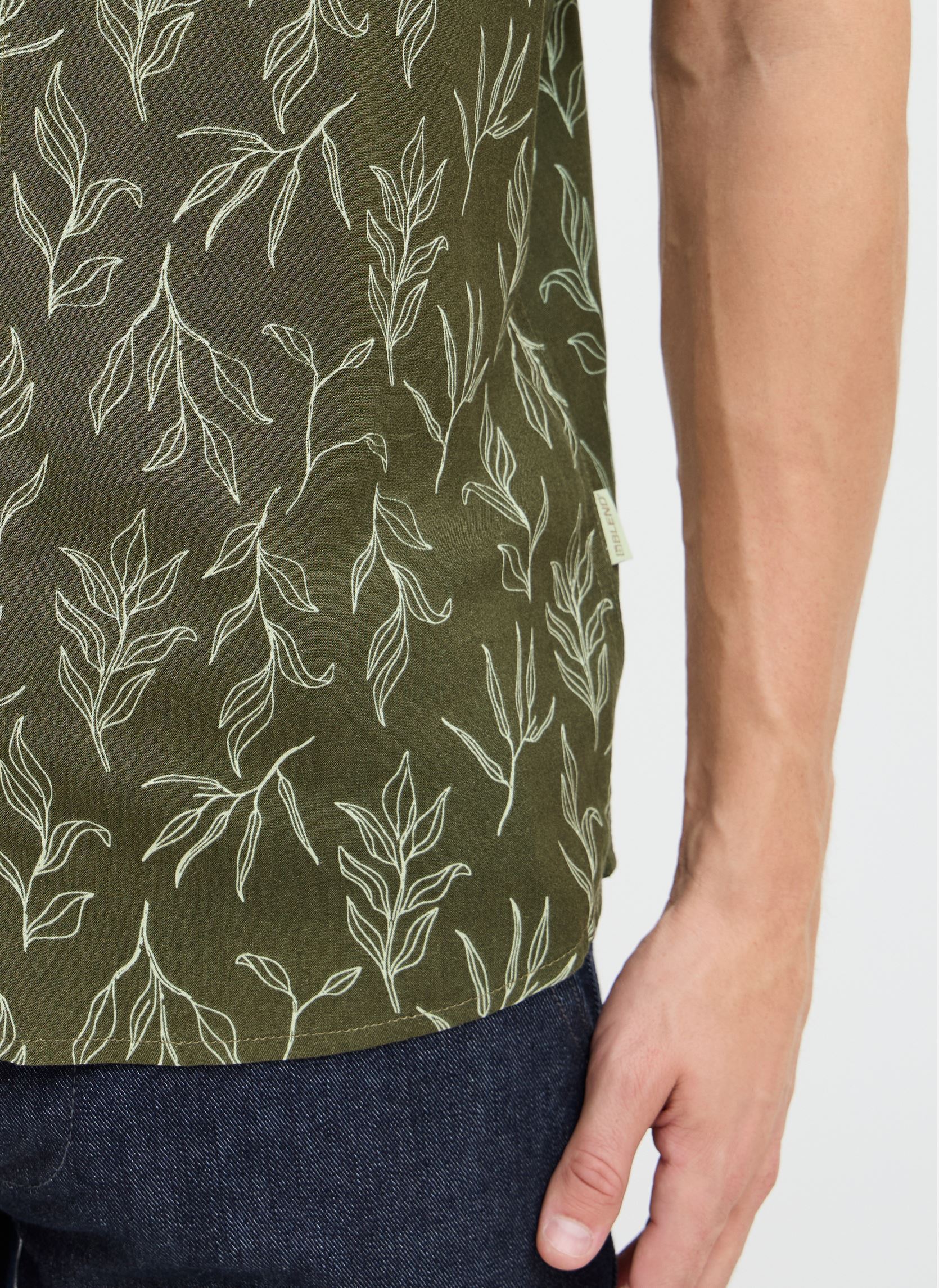 Chemises BHACE Shirt homme vert Blend Chemises BHACE Shirt homme vert OLIVE NIGHT