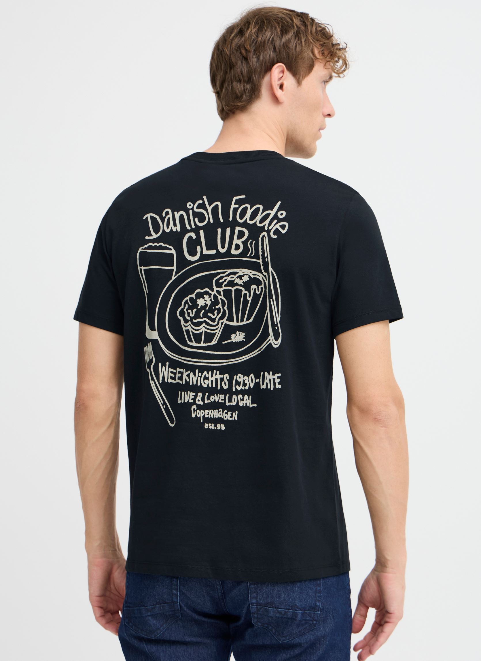 Kurzarm-T-Shirts BHJAMEY tee herren schwarz Blend Kurzarm-T-Shirts BHJAMEY tee herren schwarz BLACK