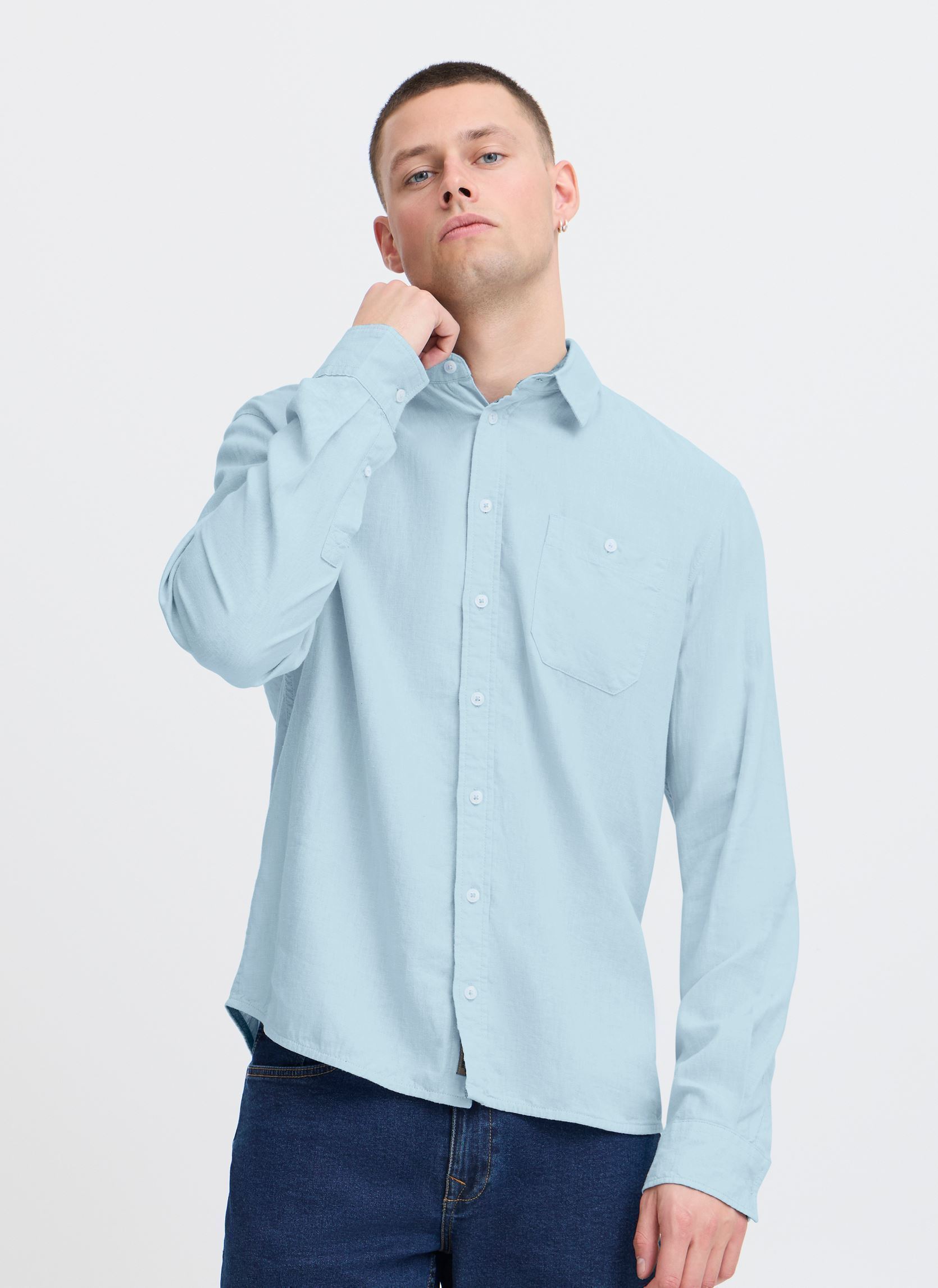 Chemises BHBOBBY Shirt homme bleu Blend Chemises BHBOBBY Shirt homme bleu BLUE BELL