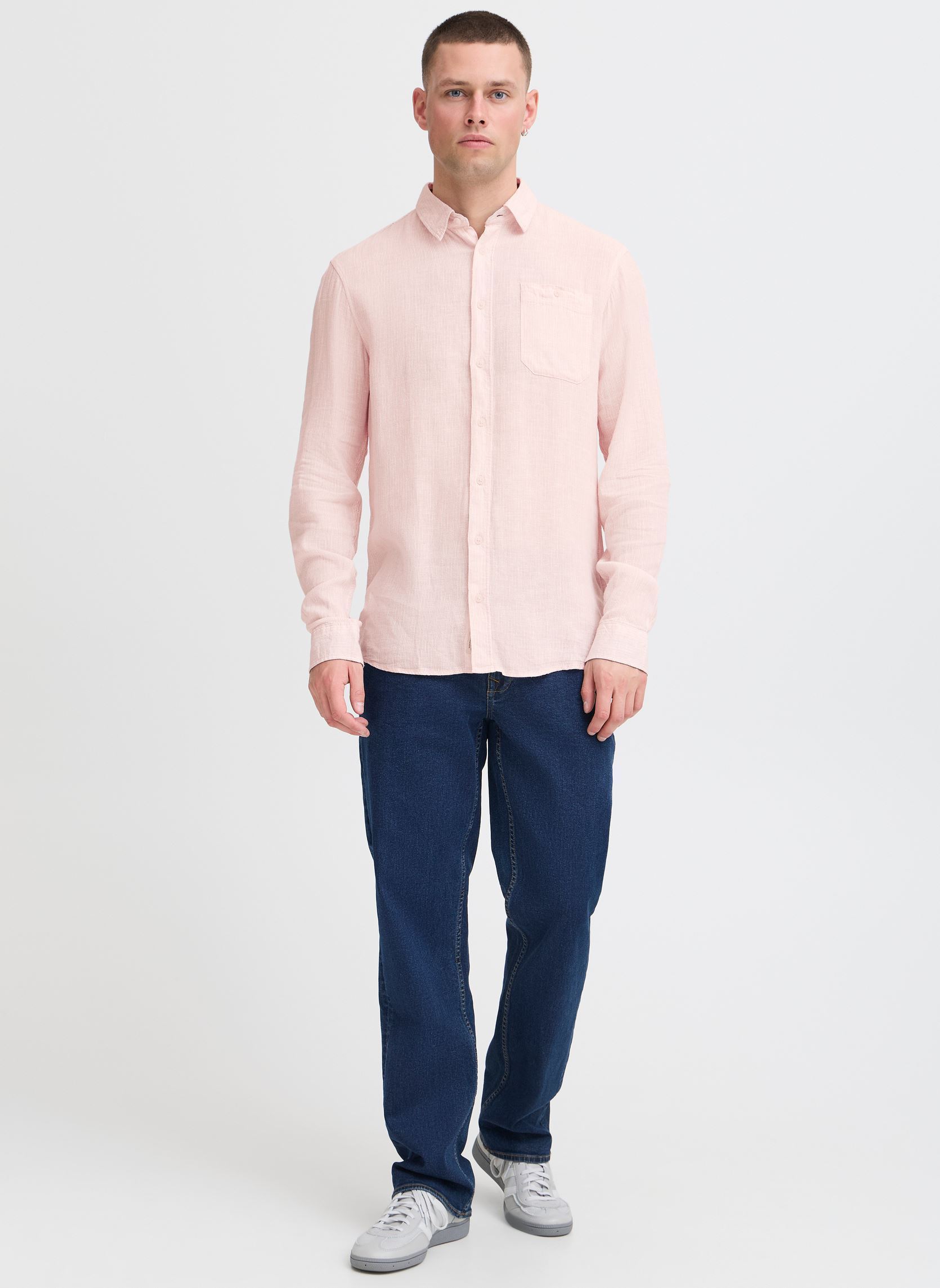 Hemden BHBOBBY Shirt stripe herren rosa Blend Hemden BHBOBBY Shirt stripe herren rosa CHALK PINK
