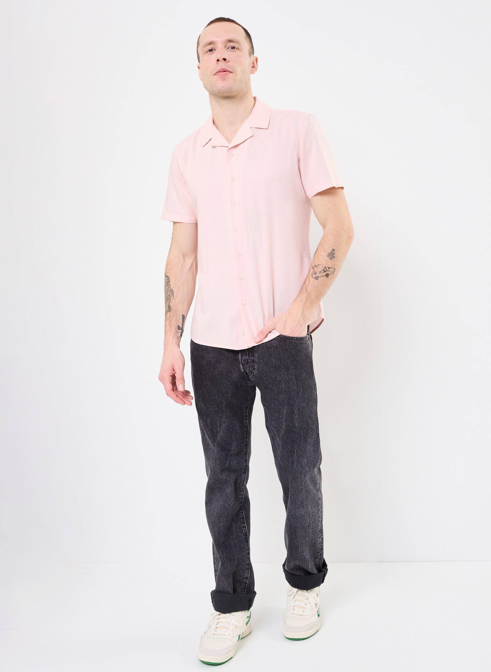 Hemden BHBOBBY Shirt cuba herren rosa Blend Hemden BHBOBBY Shirt cuba herren rosa CHALK PINK