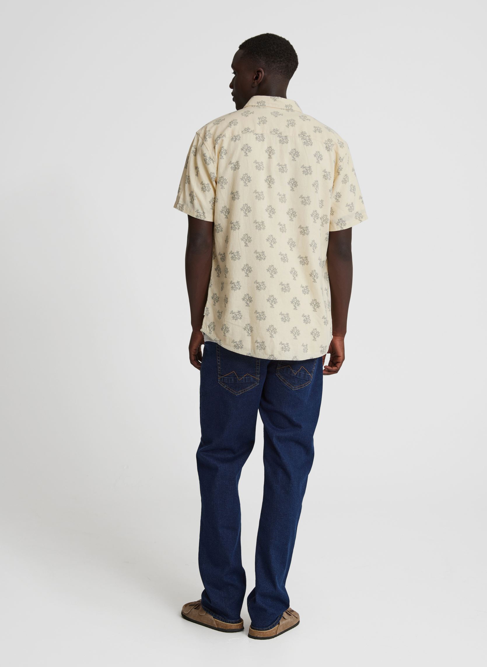Chemises BHBOBBY Shirt print homme beige Blend Chemises BHBOBBY Shirt print homme beige BLEACHED SAND