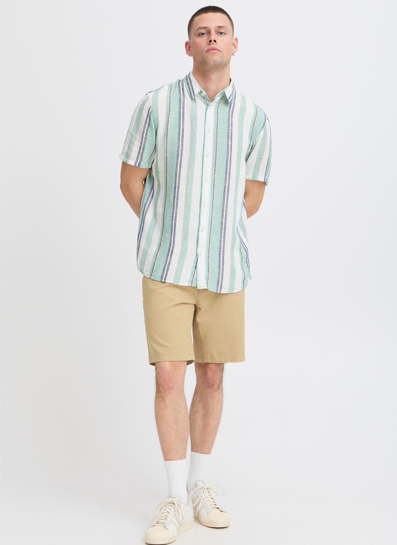 Bermudas BHEDNAN twill shorts homme beige Blend Bermudas BHEDNAN twill shorts homme beige CORNSTALK