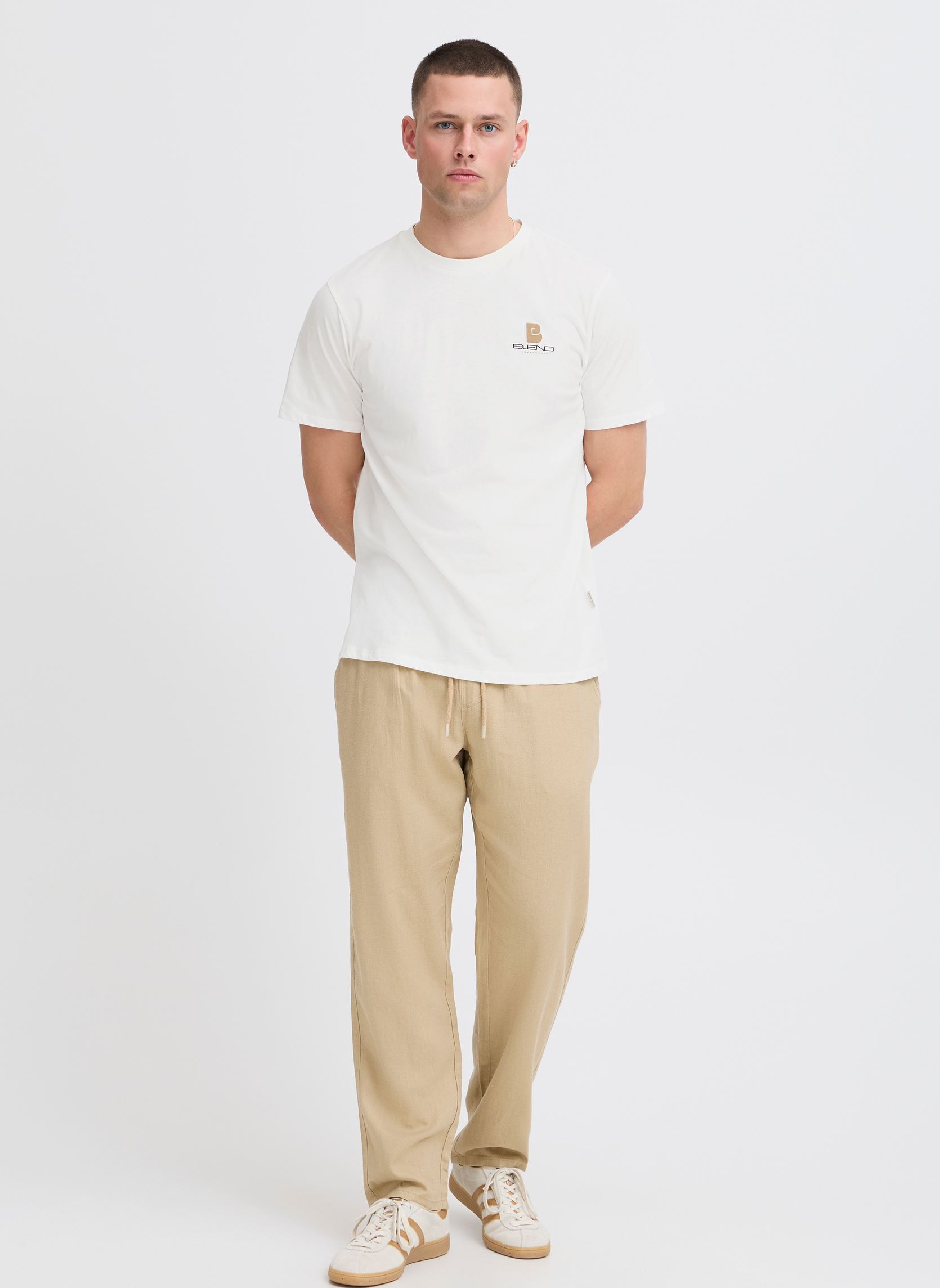 Tee-shirts manches courtes BHEMMERT print tee homme marron Blend Tee-shirts manches courtes BHEMMERT print tee homme marron BROWN SUGAR