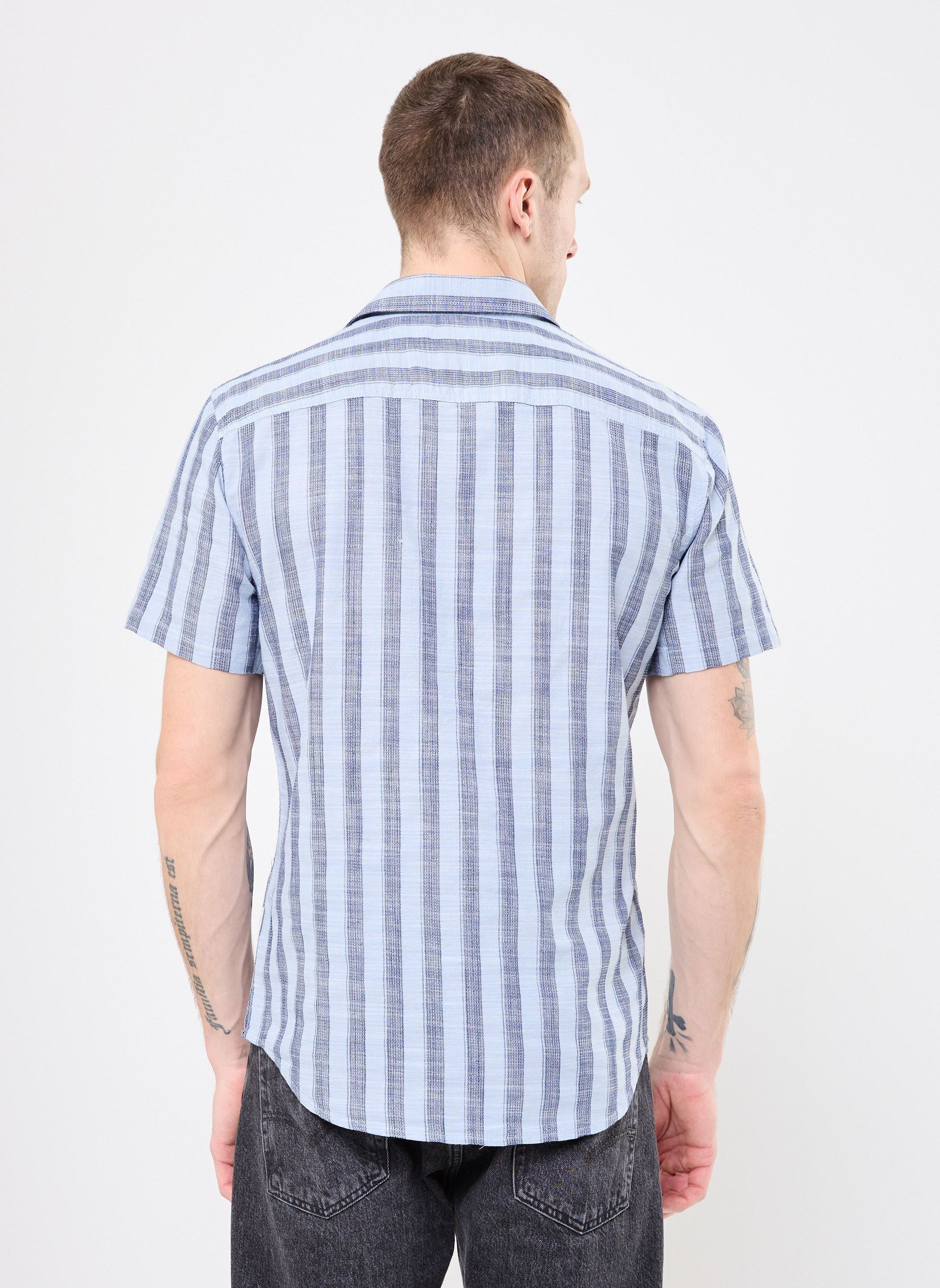 Chemises BHARUN Shirt homme bleu Blend Chemises BHARUN Shirt homme bleu BLUE BELL