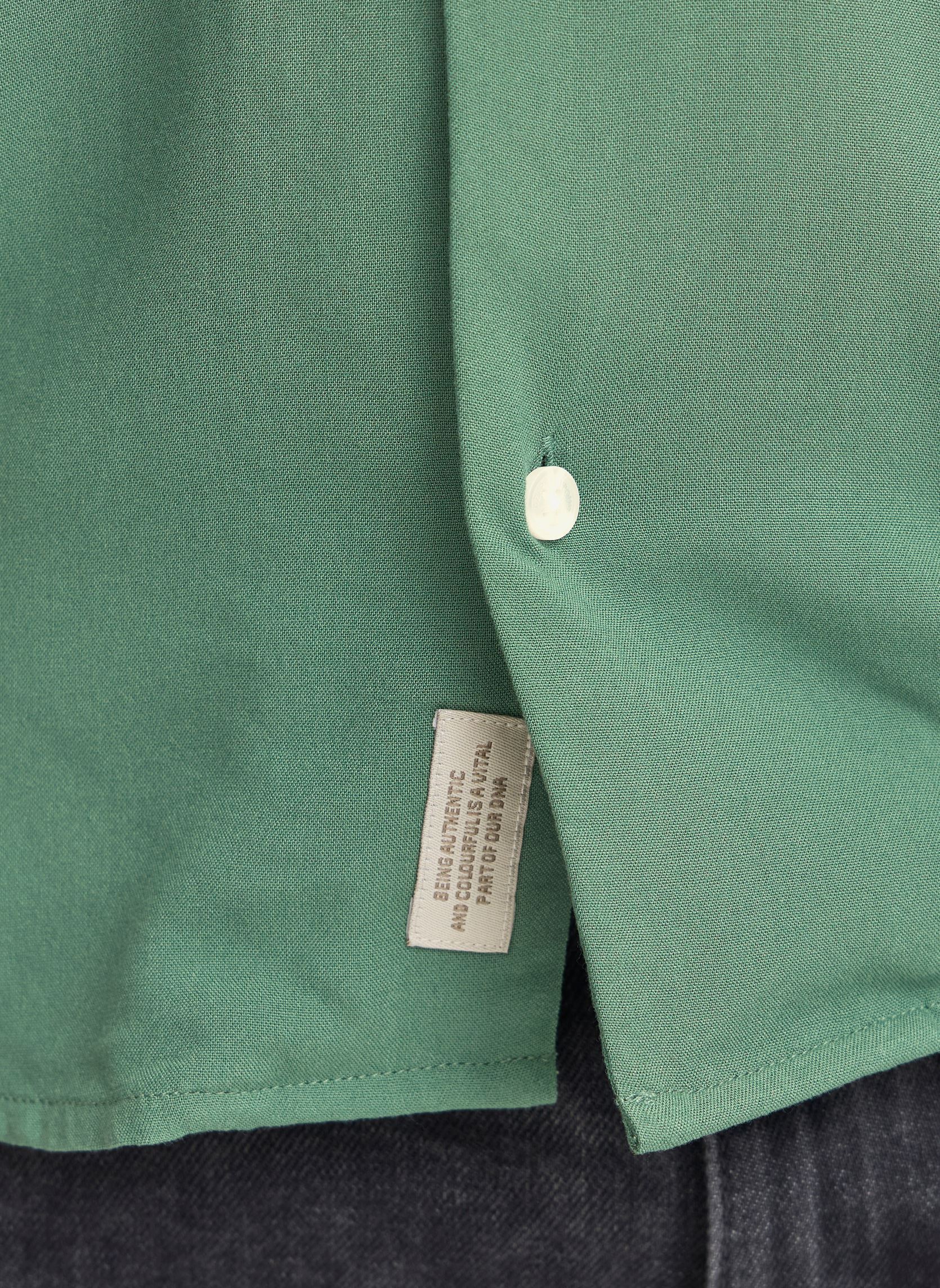 Hemden BHAURAN Shirt heren groen Blend Hemden BHAURAN Shirt heren groen DUCK GREEN