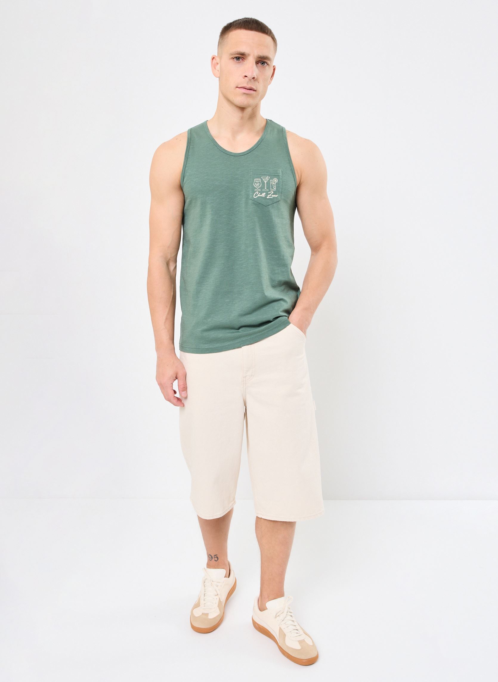 Tanktops BHJERIK tanktop herren grün Blend Tanktops BHJERIK tanktop herren grün DUCK GREEN