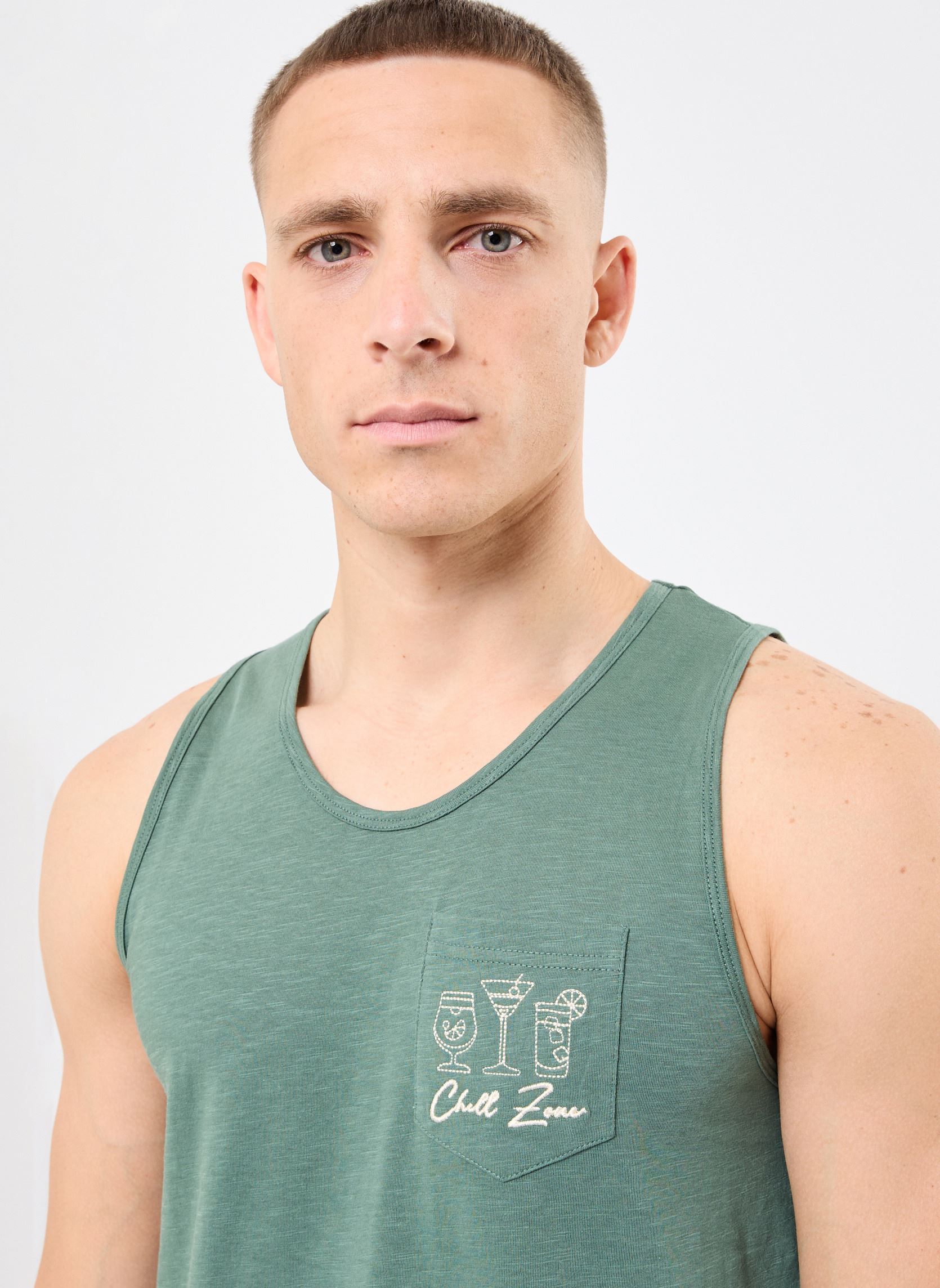 Tanktops BHJERIK tanktop herren grün Blend Tanktops BHJERIK tanktop herren grün DUCK GREEN