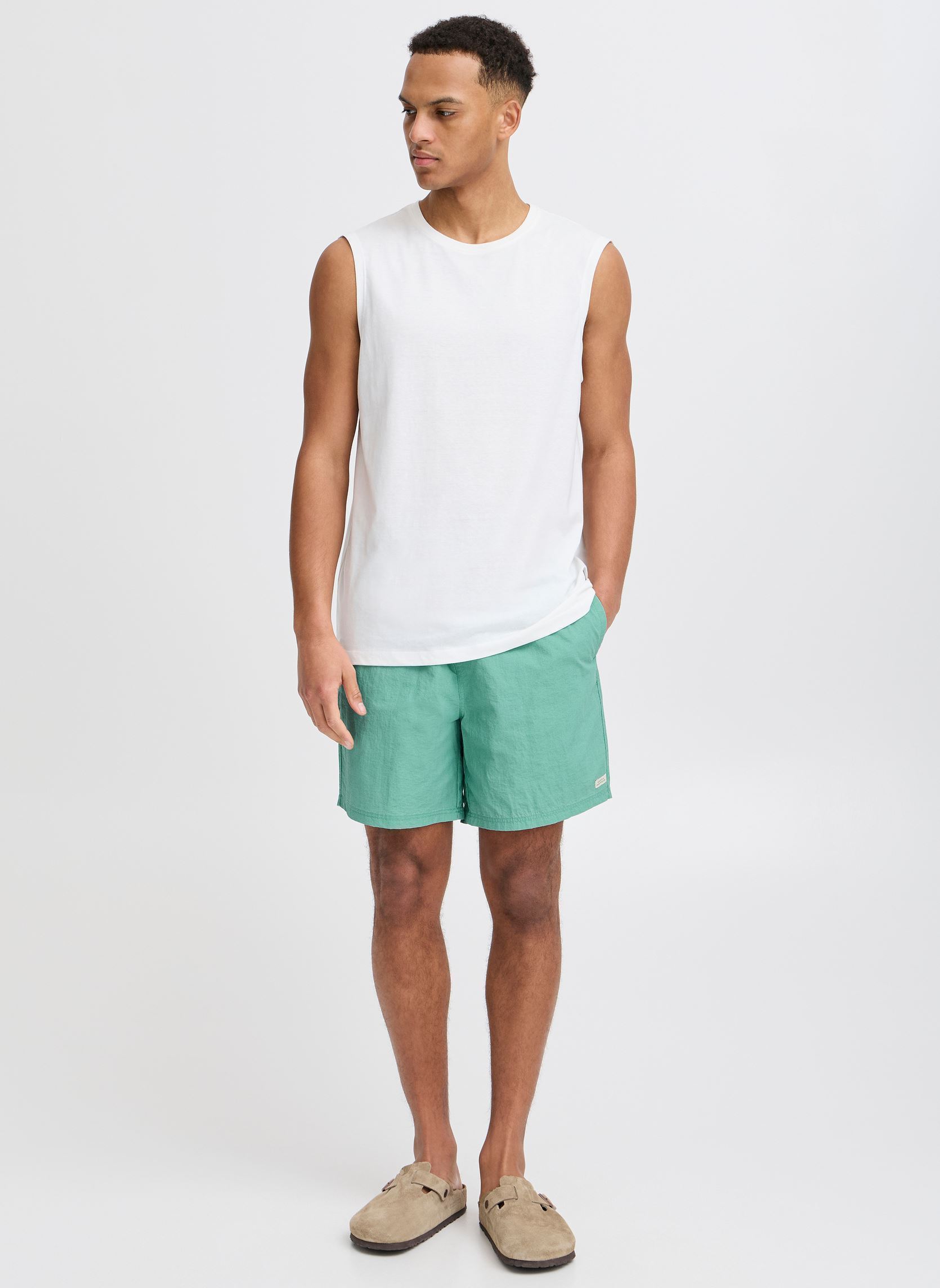 Shorts de bain BHROCATI Swimwear homme bleu Blend Shorts de bain BHROCATI Swimwear homme bleu LAGOON
