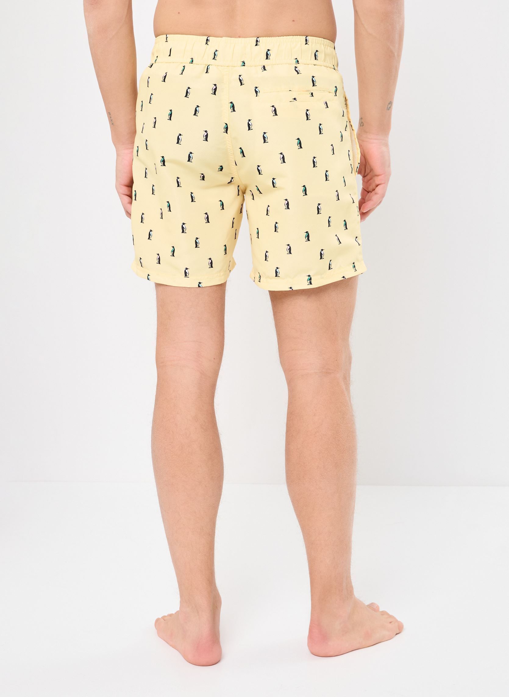 Shorts de bain BHROBART Swimwear homme jaune Blend Shorts de bain BHROBART Swimwear homme jaune POPCORN