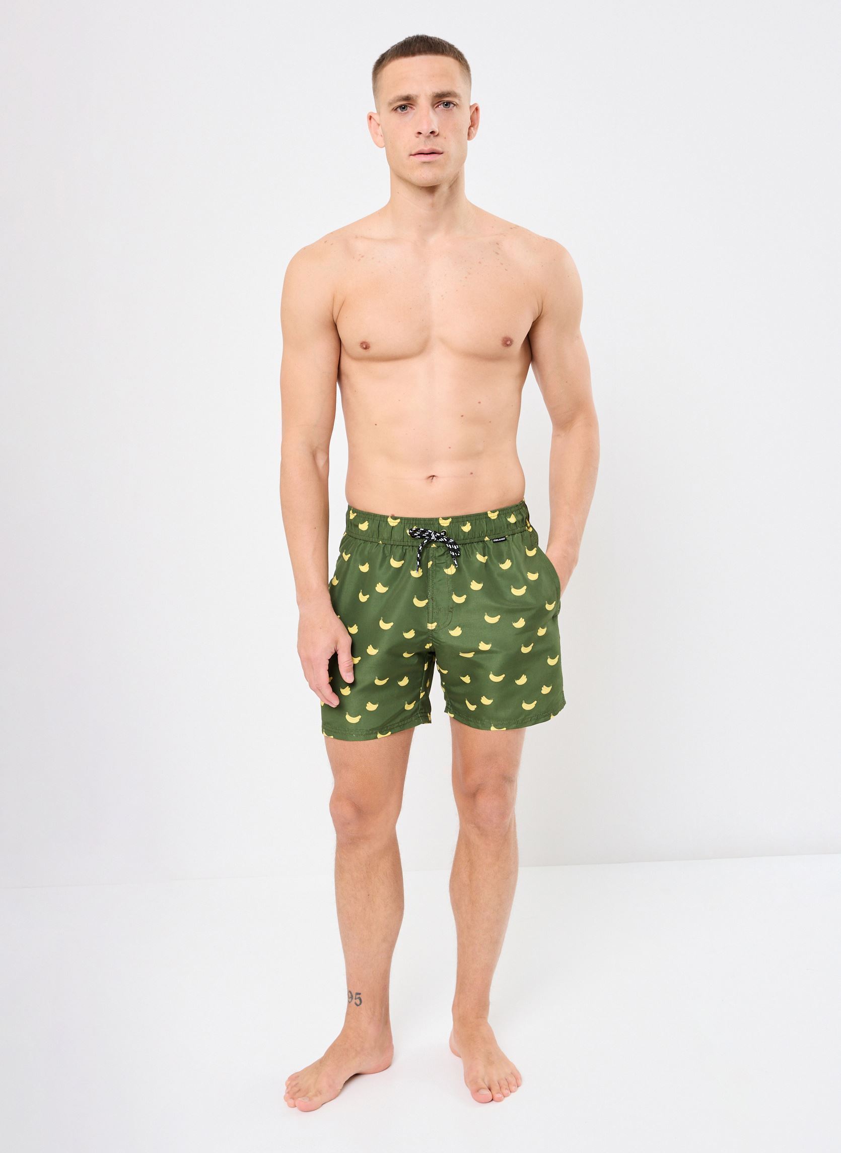 Shorts de bain BHRODNIE Swimwear homme vert Blend Shorts de bain BHRODNIE Swimwear homme vert CHIVE